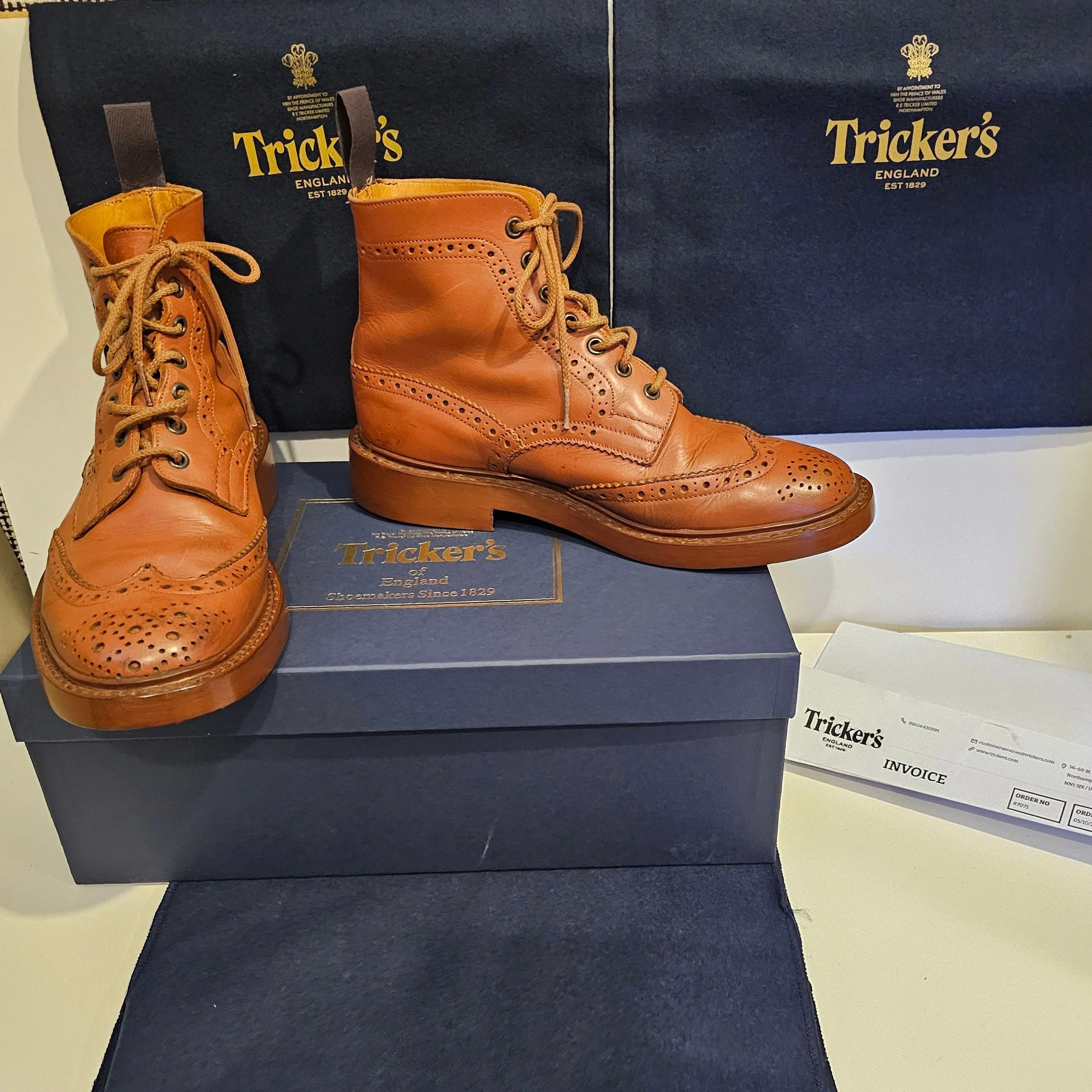 Trickers Malton leather brogue ankle boots · Whatnot: Shop, Sell
