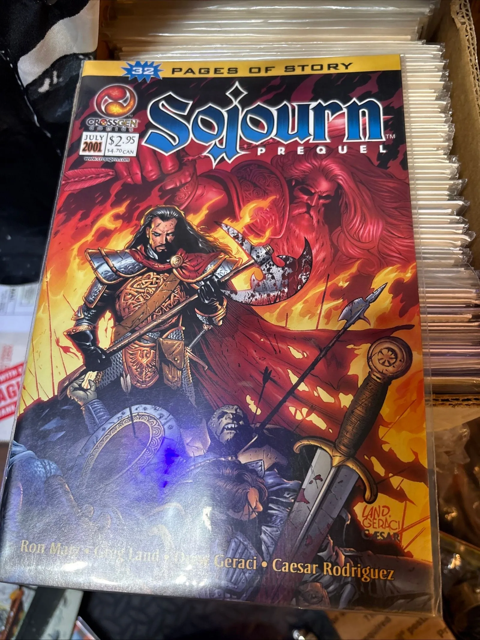 Product image for Sojourn Prequel Crossgen Comics Marz Land Geraci Rodriguez NM 2001