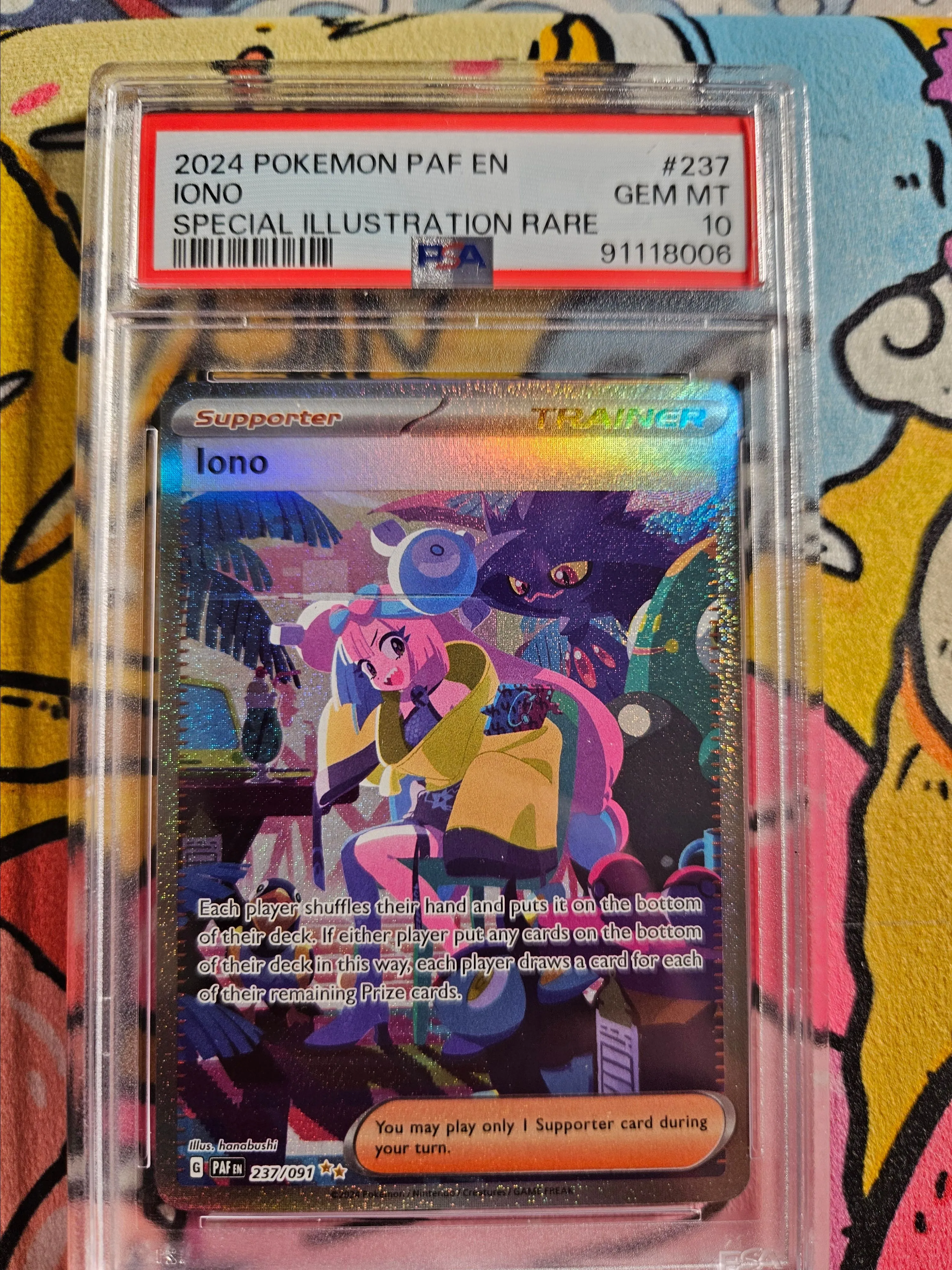 Iono #237 Pokemon Paldean Fates  Whatnot: Shop, Sell, Connect