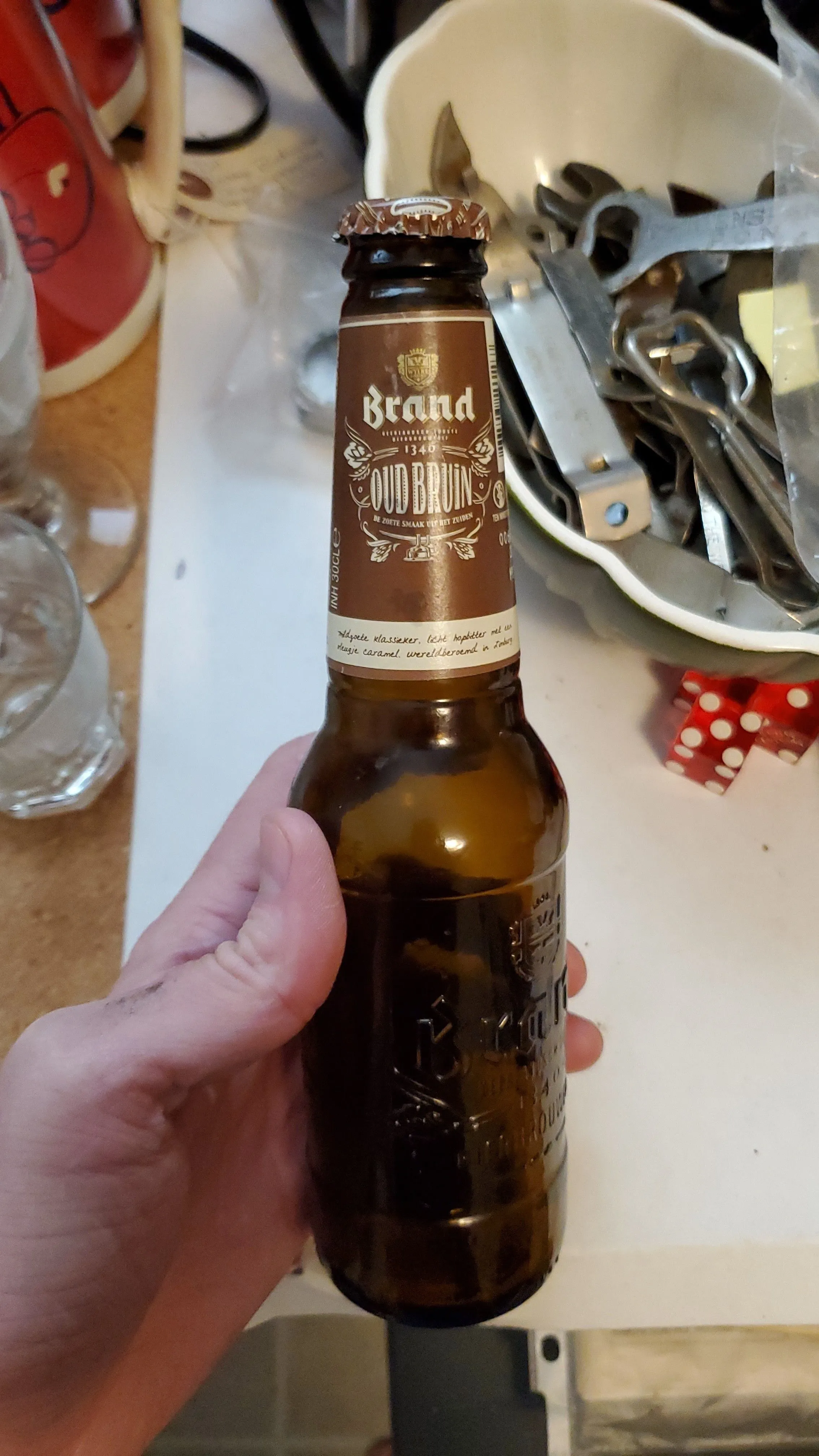 Product image for Oud Bruin (Denmark) Beer Bottle w/ Cap