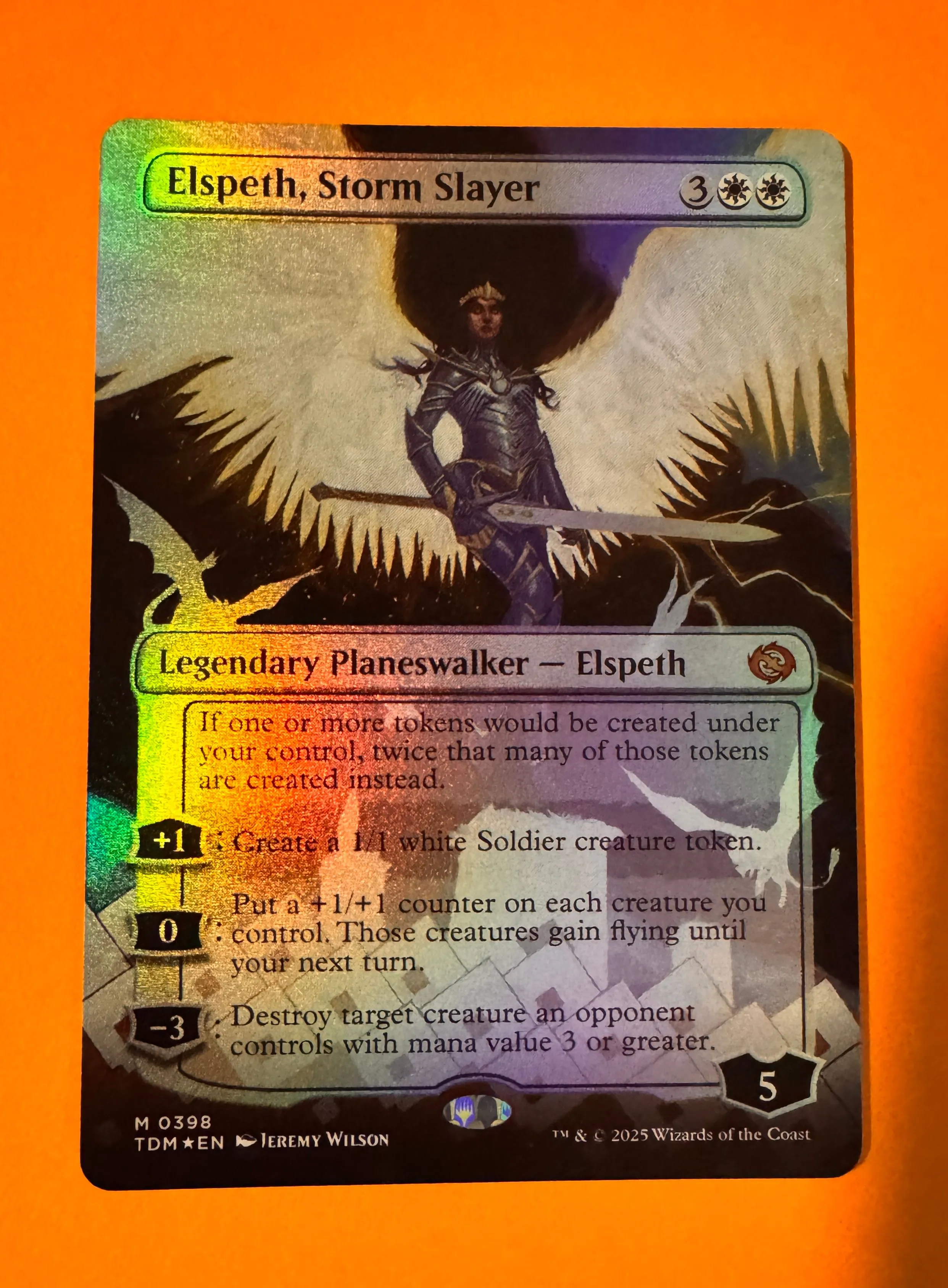Product image for #0398 Elspeth, Storm Slayer (FOIL)
