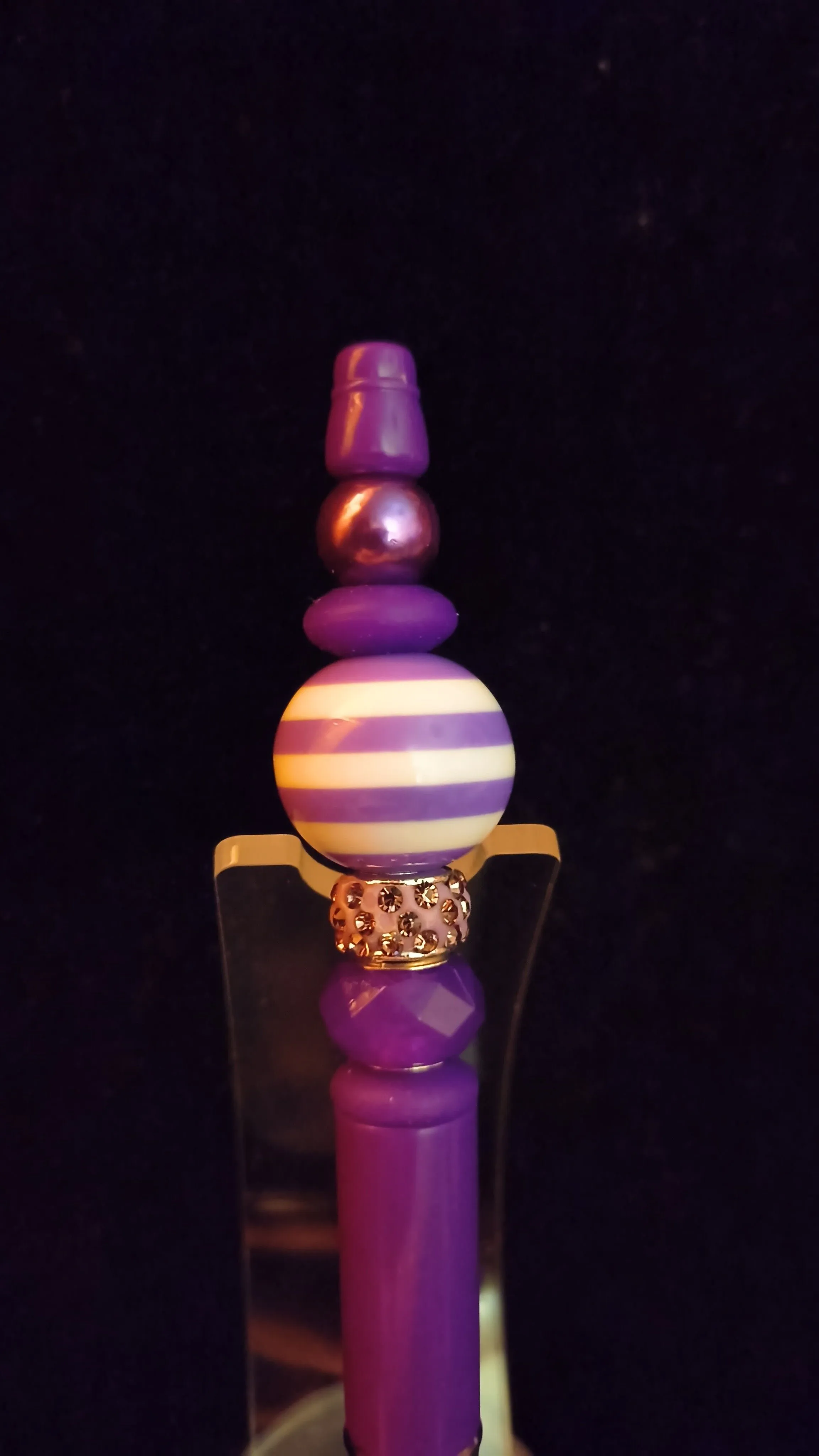 Product image for Beadable Pens - Purple Passion Bling #431