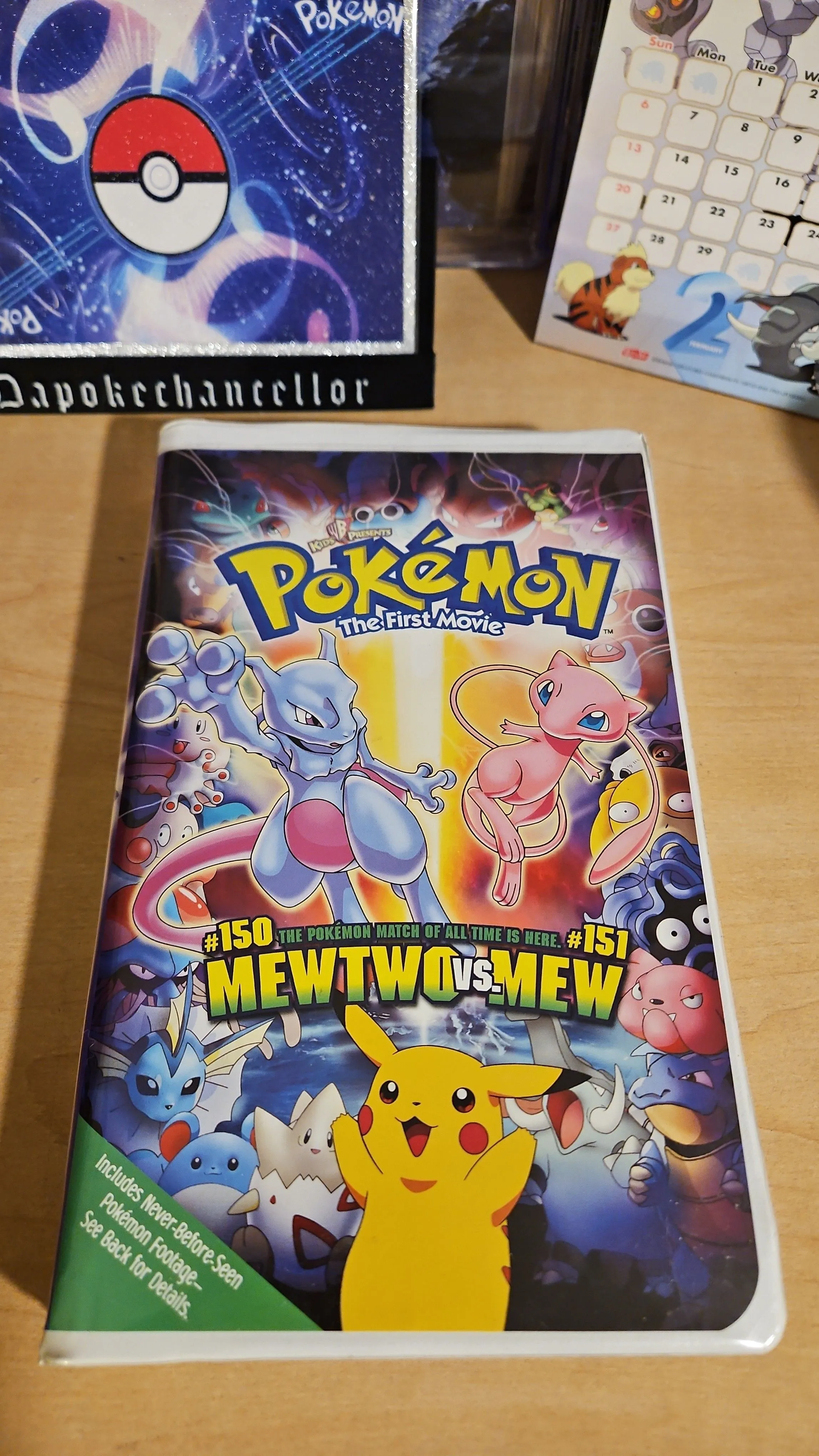 Vhs Watch PokÃ©mon The Movie 2000 Pokemon: The First Movie (VHS