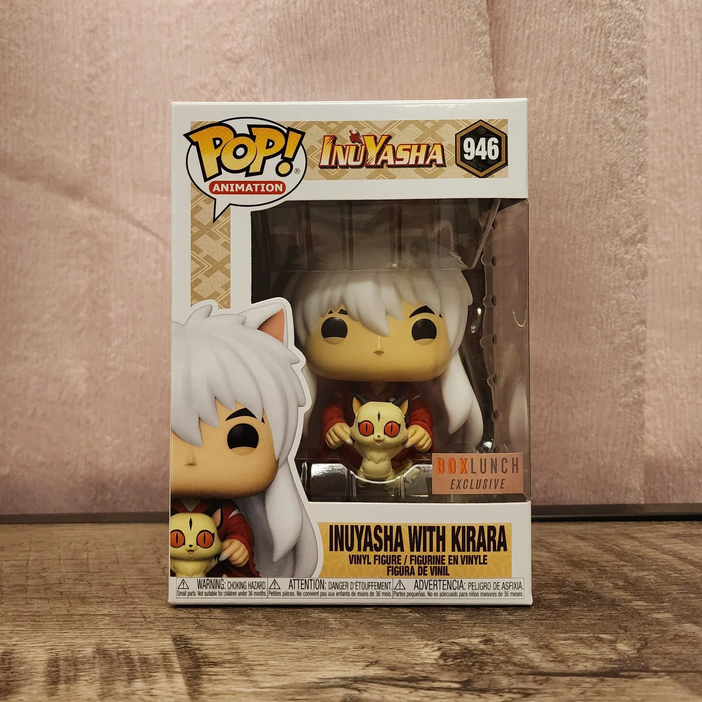 Product image for Funko Pop Animation Inuyasha With Kirara Box Lunch Exclusive with Pop Protector