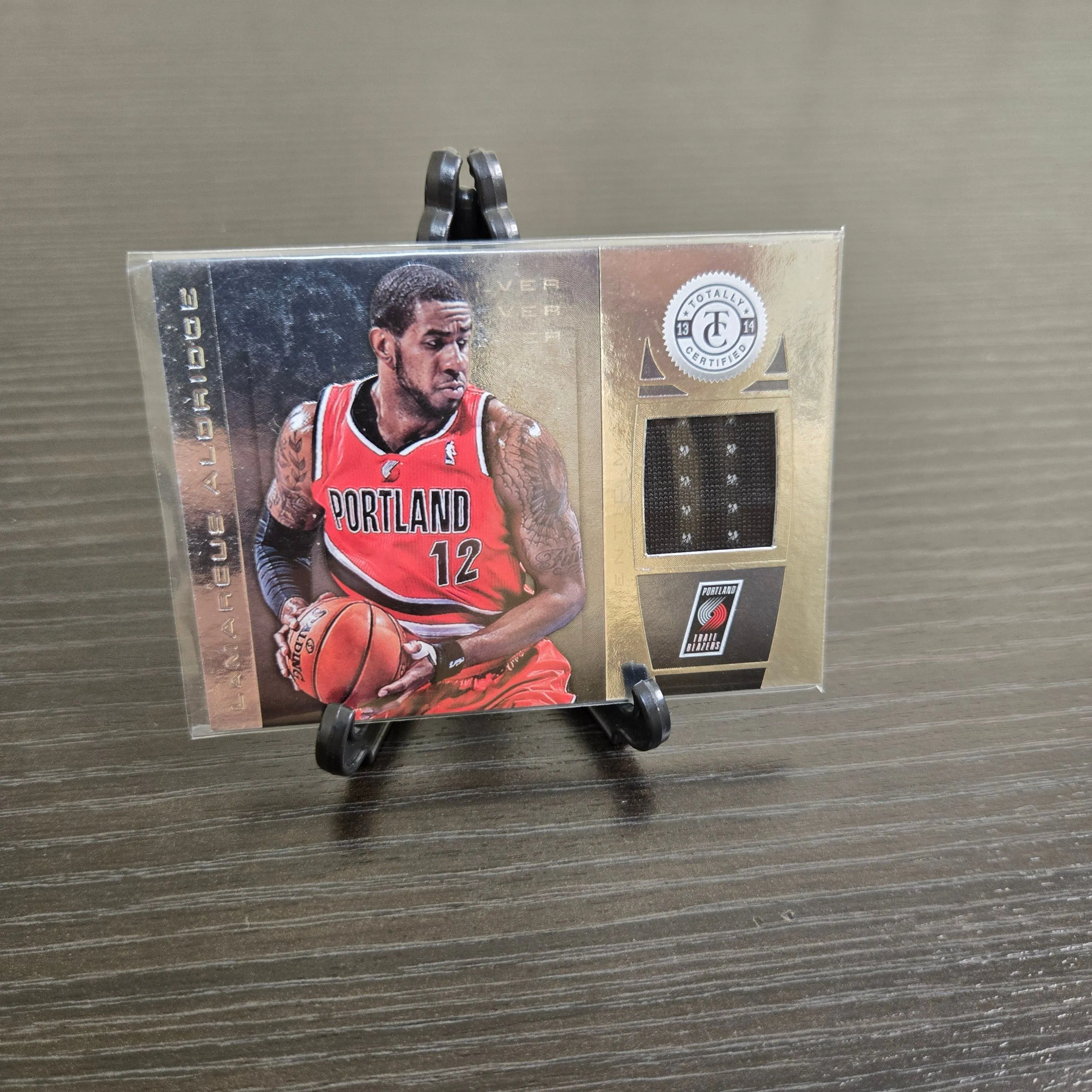 Product image for Game Worn Lamarcus Aldridge Blazers NBA basketball card