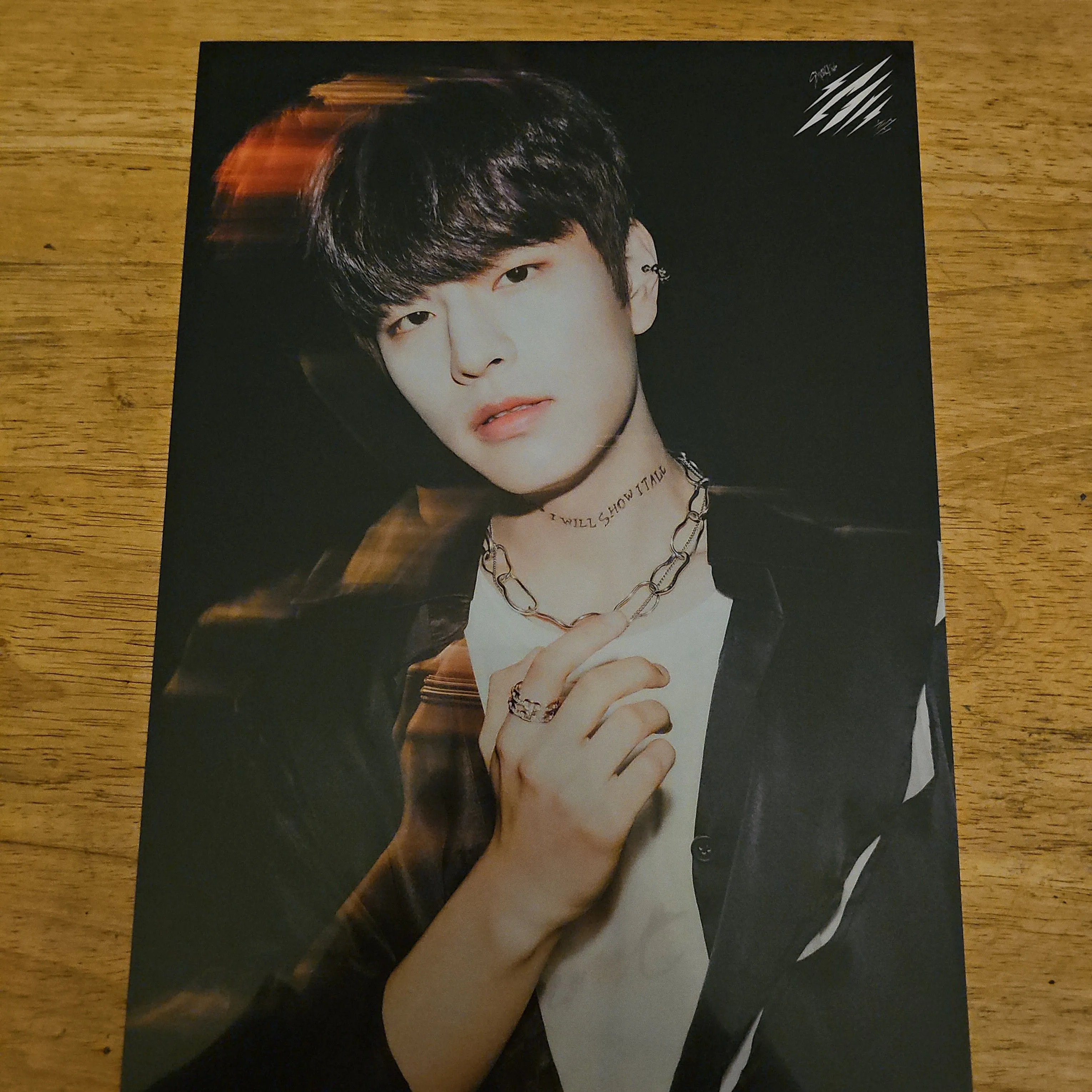 Product image for Seungmin mini poster scars