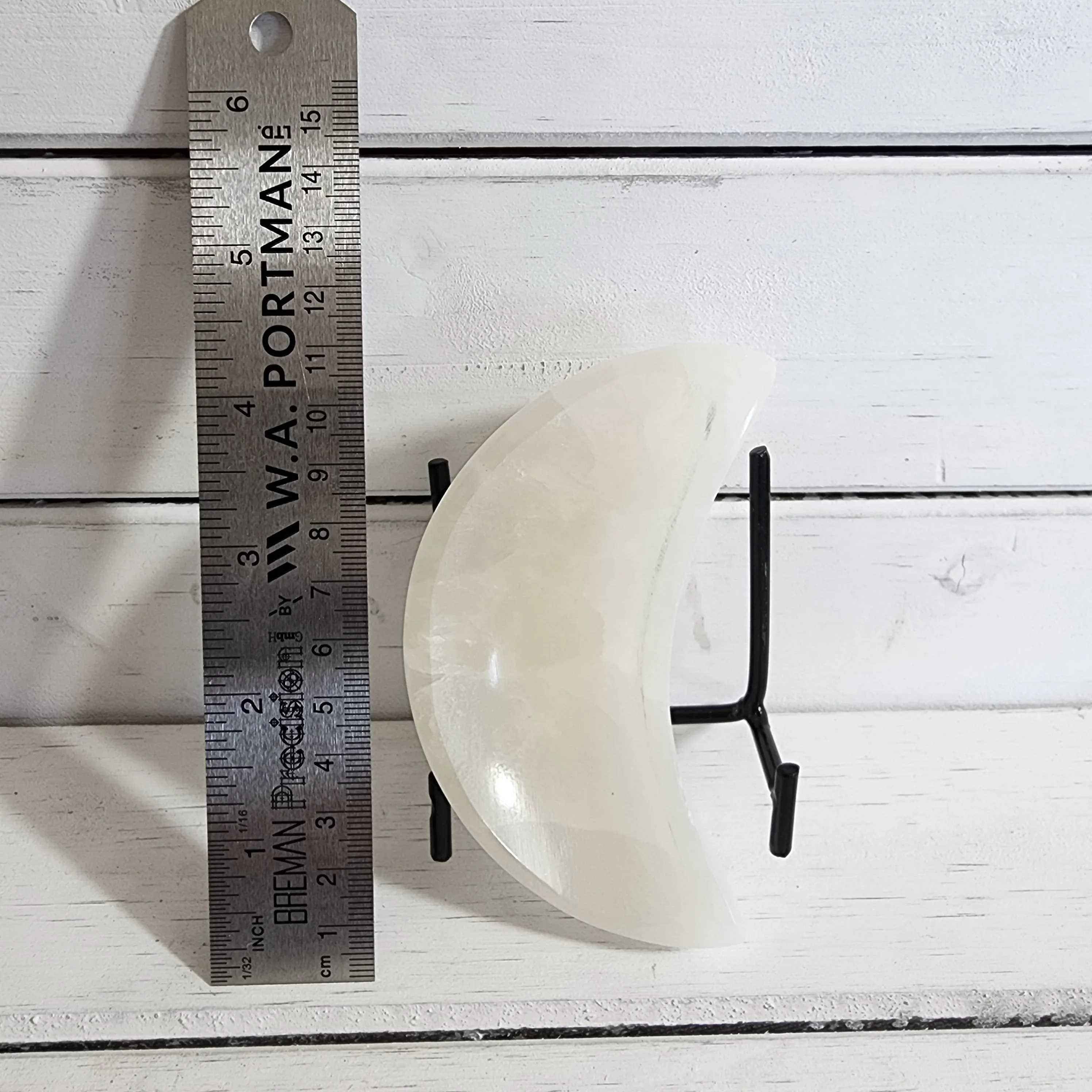 Product image for 10CM SELENITE CRESCENT MOON BOWL