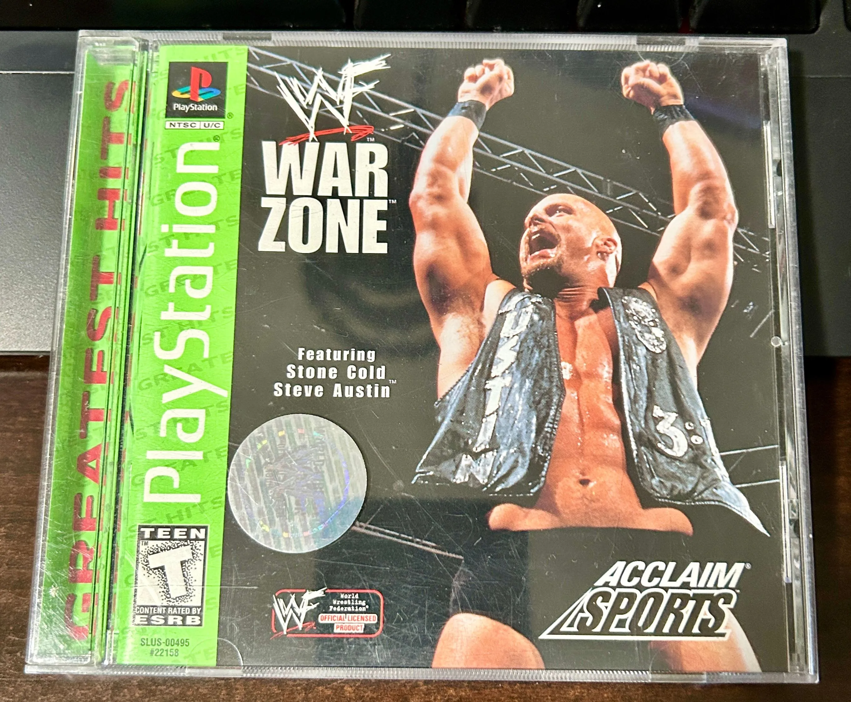 Product image for PS1 - WWF Warzone [Greatest Hits] 