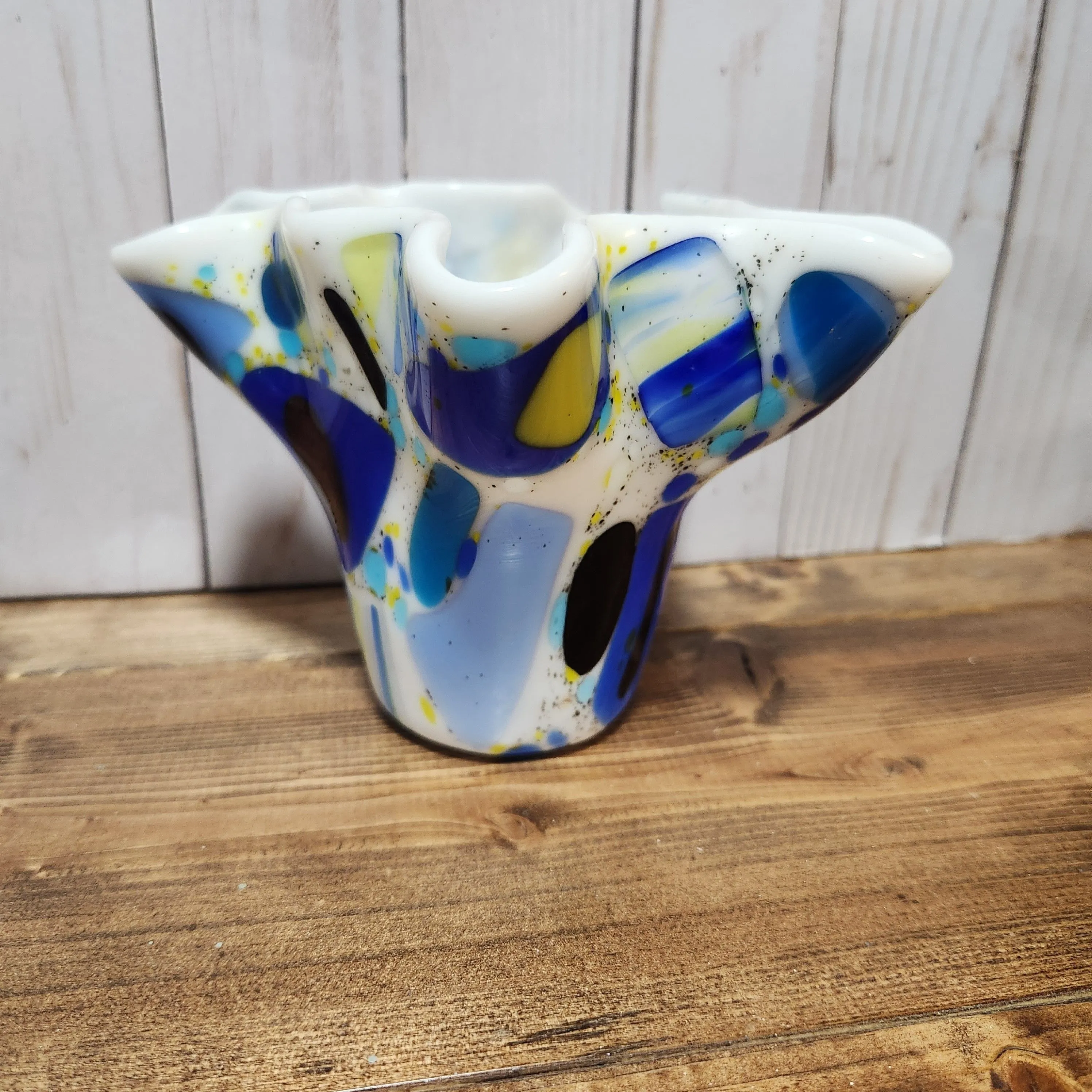 Product image for Fused art glass vase