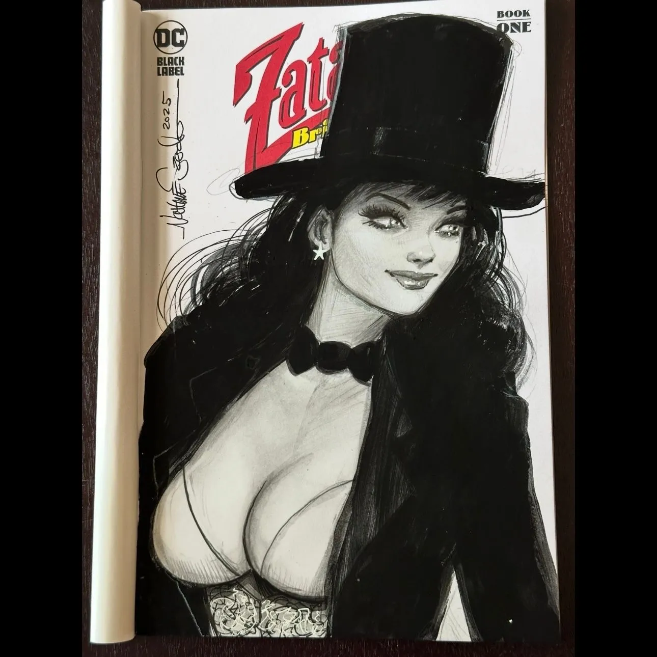 Product image for 1 Zatanna sketch cover by Szerdy (CGC available)