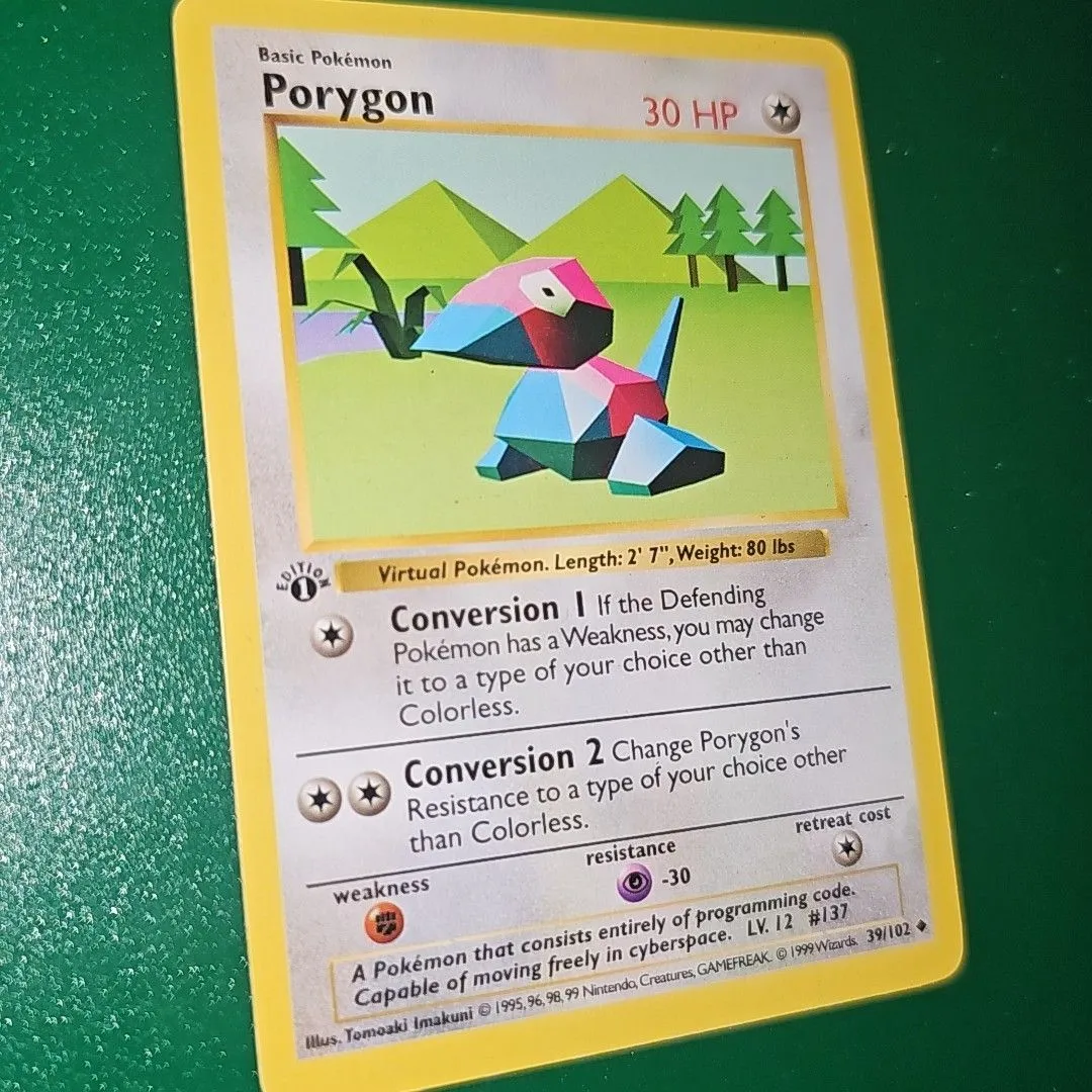 Product image for porygon 1st edition shadowless 