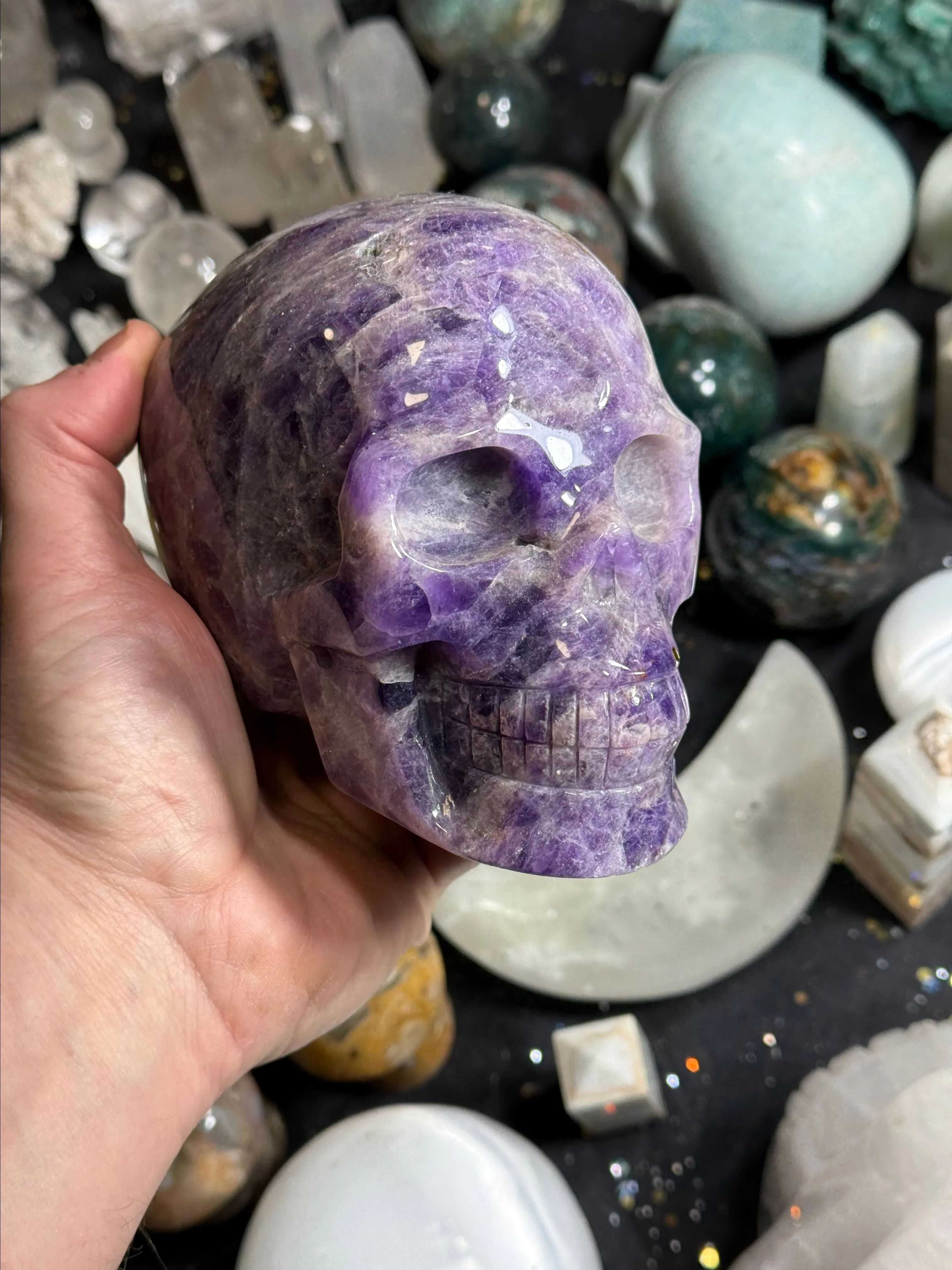 Product image for Amethyst Skull Carving #8