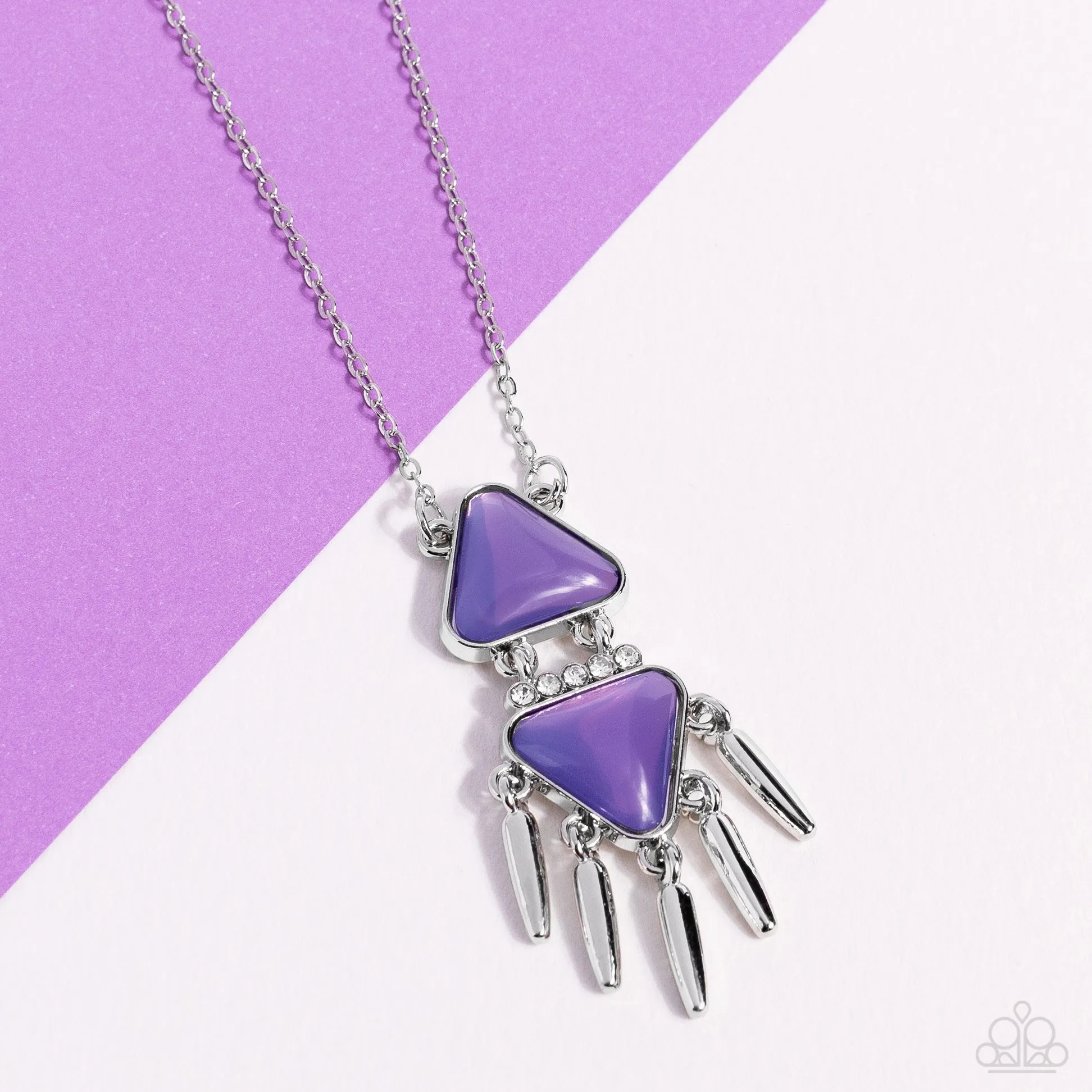 Product image for PAPARAZZI-UNDER THE FRINGE-PURPLE