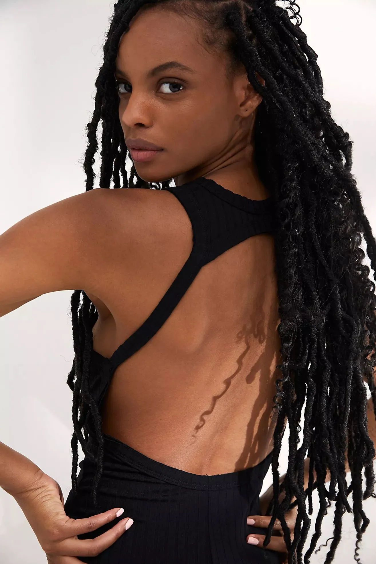 Product image for Free people Raw-Edge Bikeshort Romper