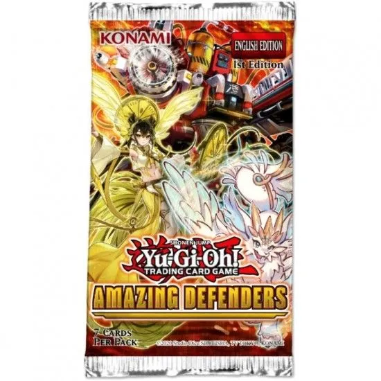 Product image for Yu-Gi-Oh - Trading Card Game - Amazing Defenders Single Booster Pack