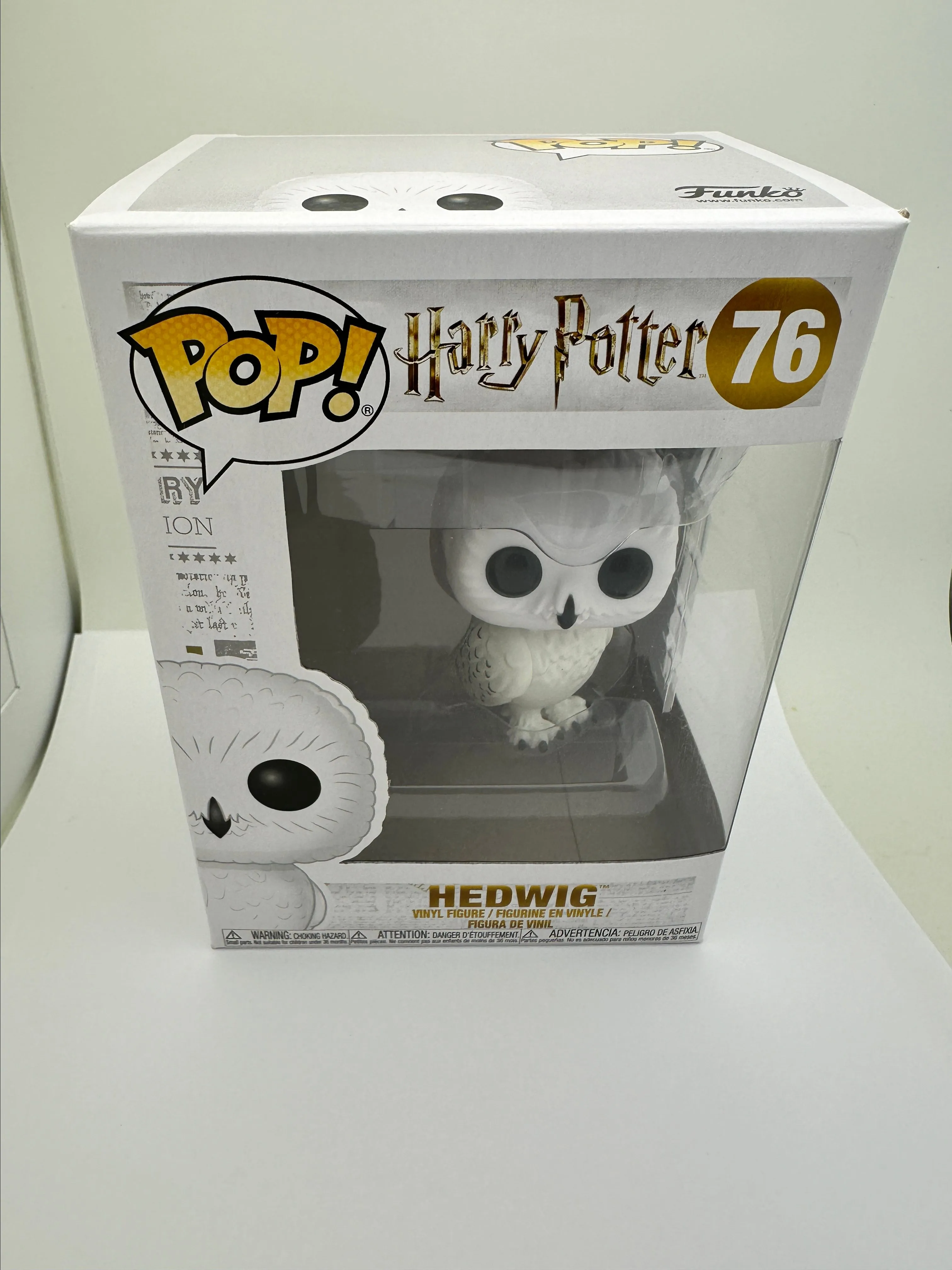 Product image for Funko Pop! Harry Potter - Hedwig 76 Vinyl Figure + PoP Protector