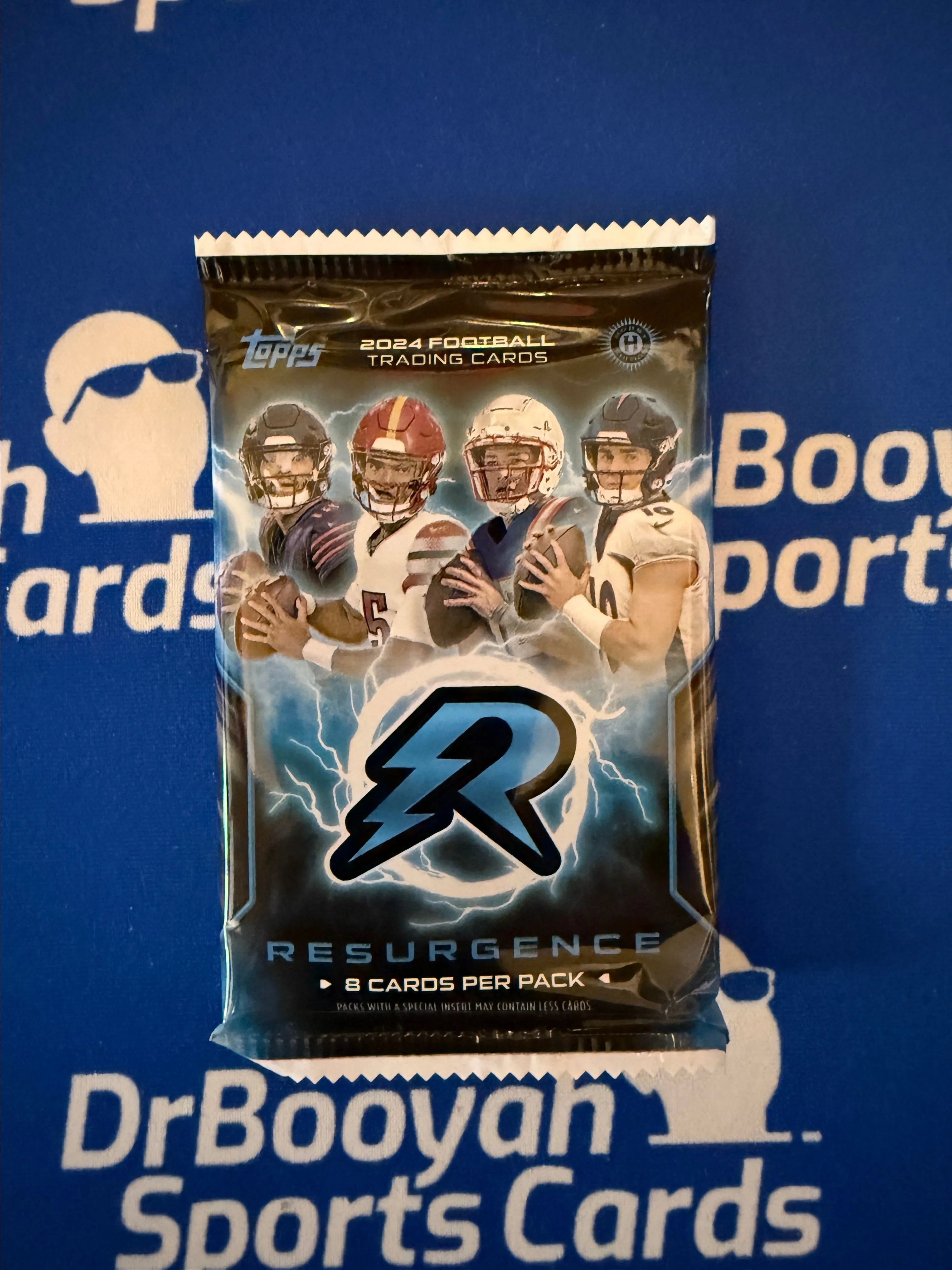 Product image for 2024-25 Topps Resurgence NFL Football Hobby Pack Auto Not Live - 1 Pack