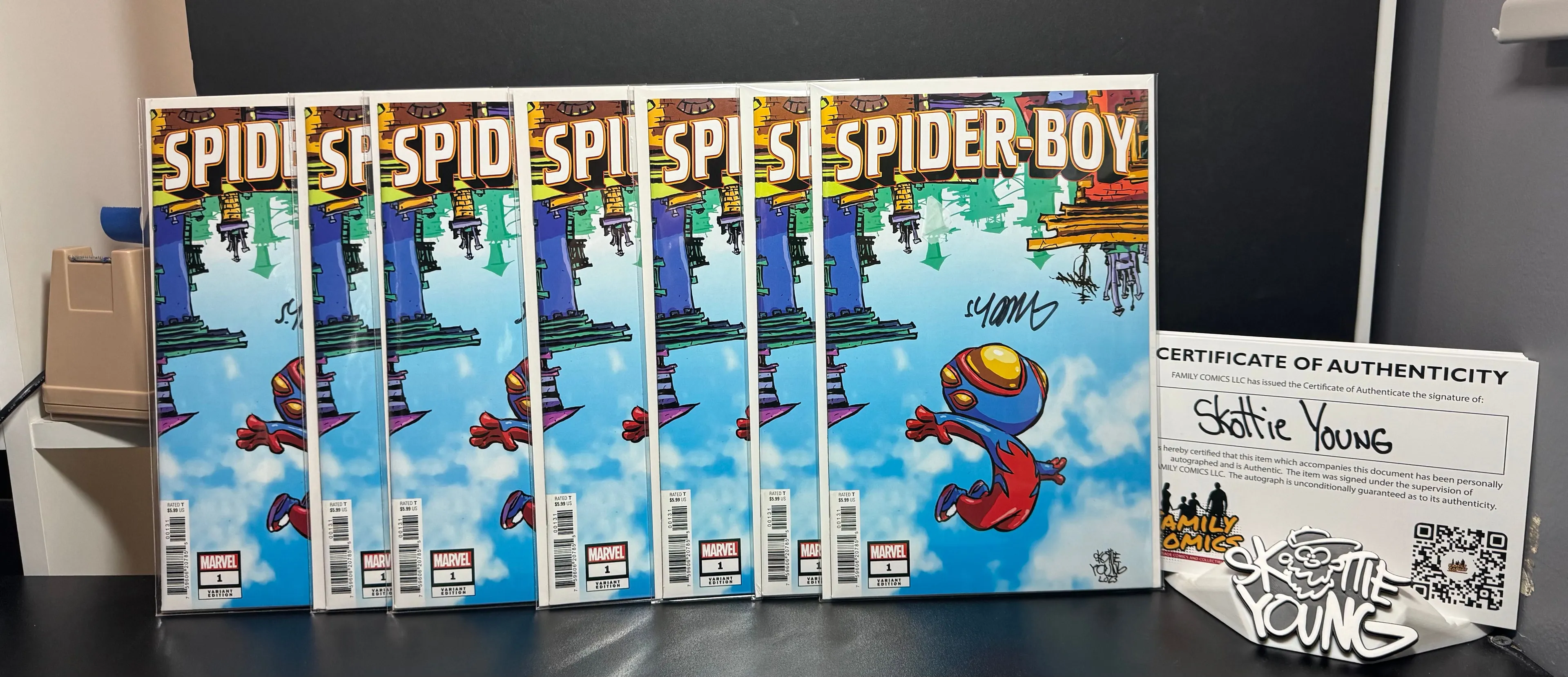 Product image for Spider-Boy 1, Skottie Young: signed by Skottie
