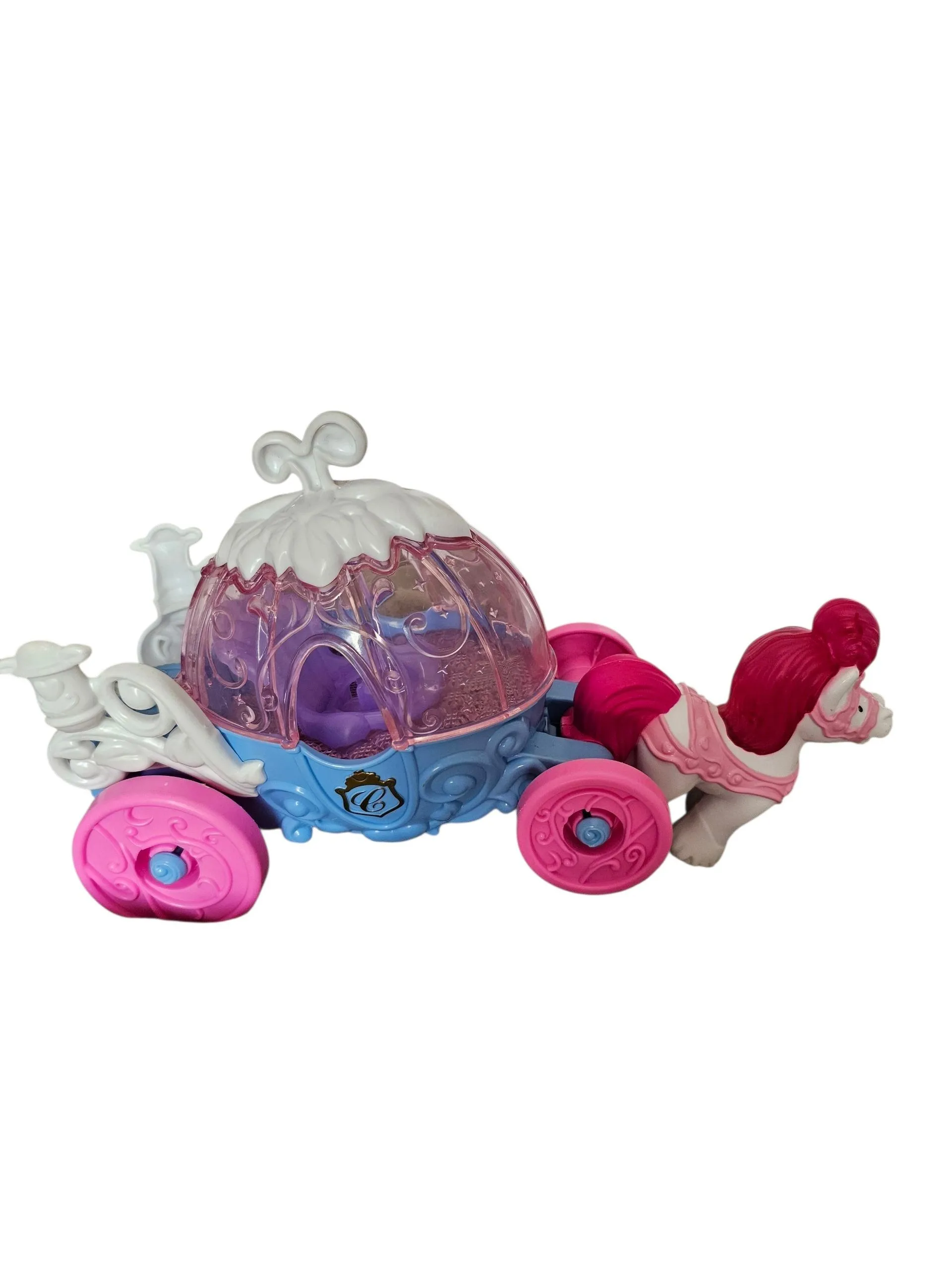 Product image for Fisher Price Little People Disney Princess Cinderella Lights & Sounds Carriage