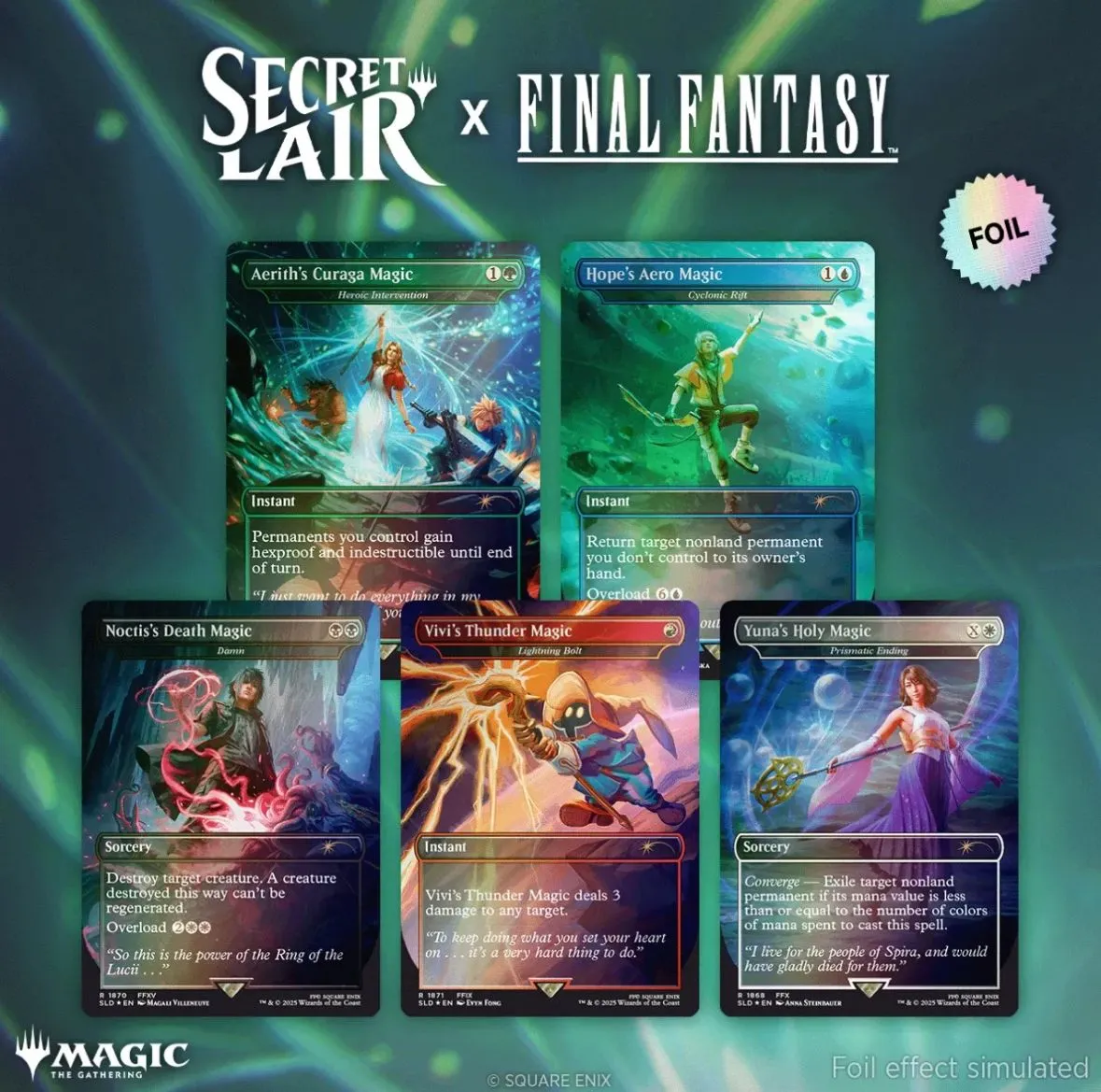 Product image for Secret Lair x Final Fantasy: Grimoire Foil