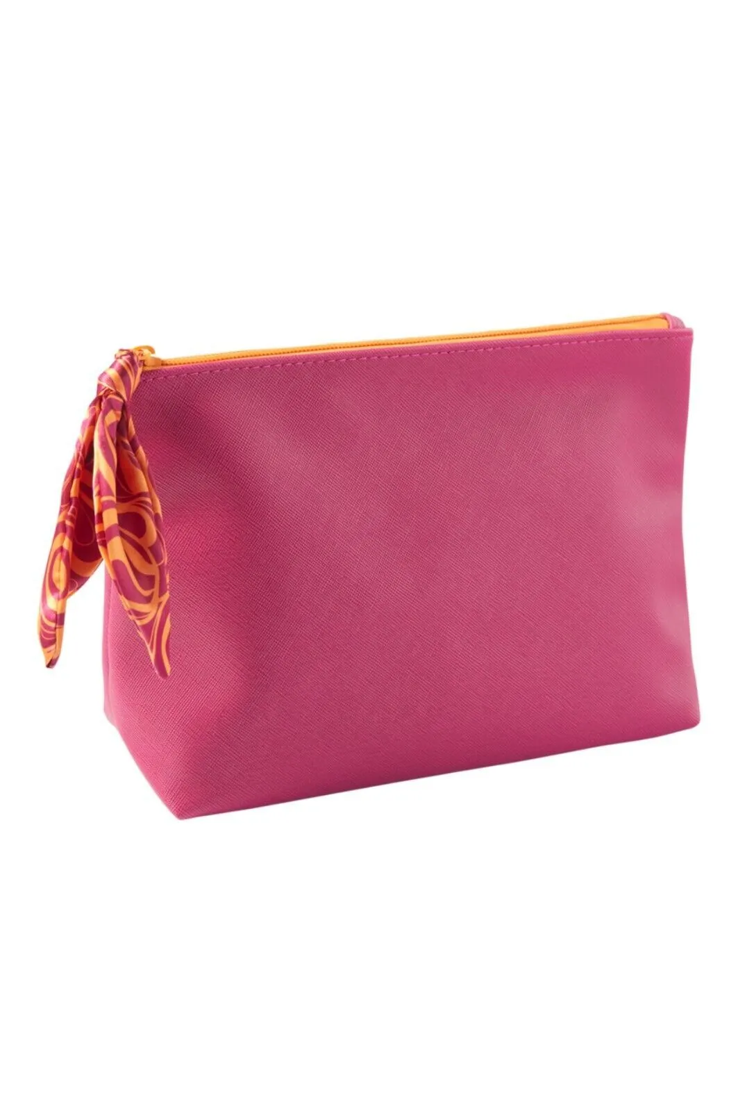 Product image for Makeup Travel Cosmetic Zipped Case Beauty Gift Faux Leather Bag Purple