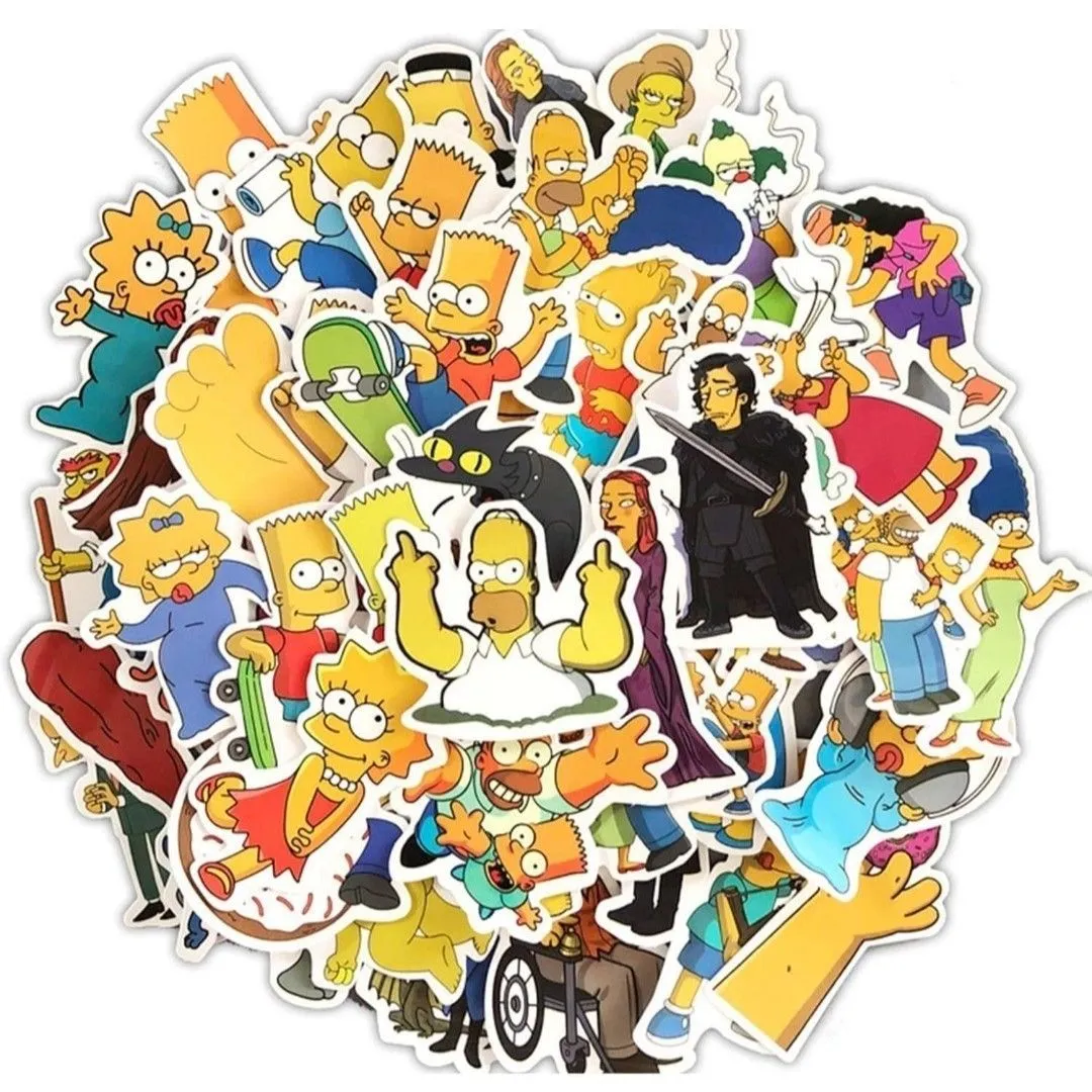 Product image for 2.  Help me reach 1,000 sales!! The Simpsons Stickers 