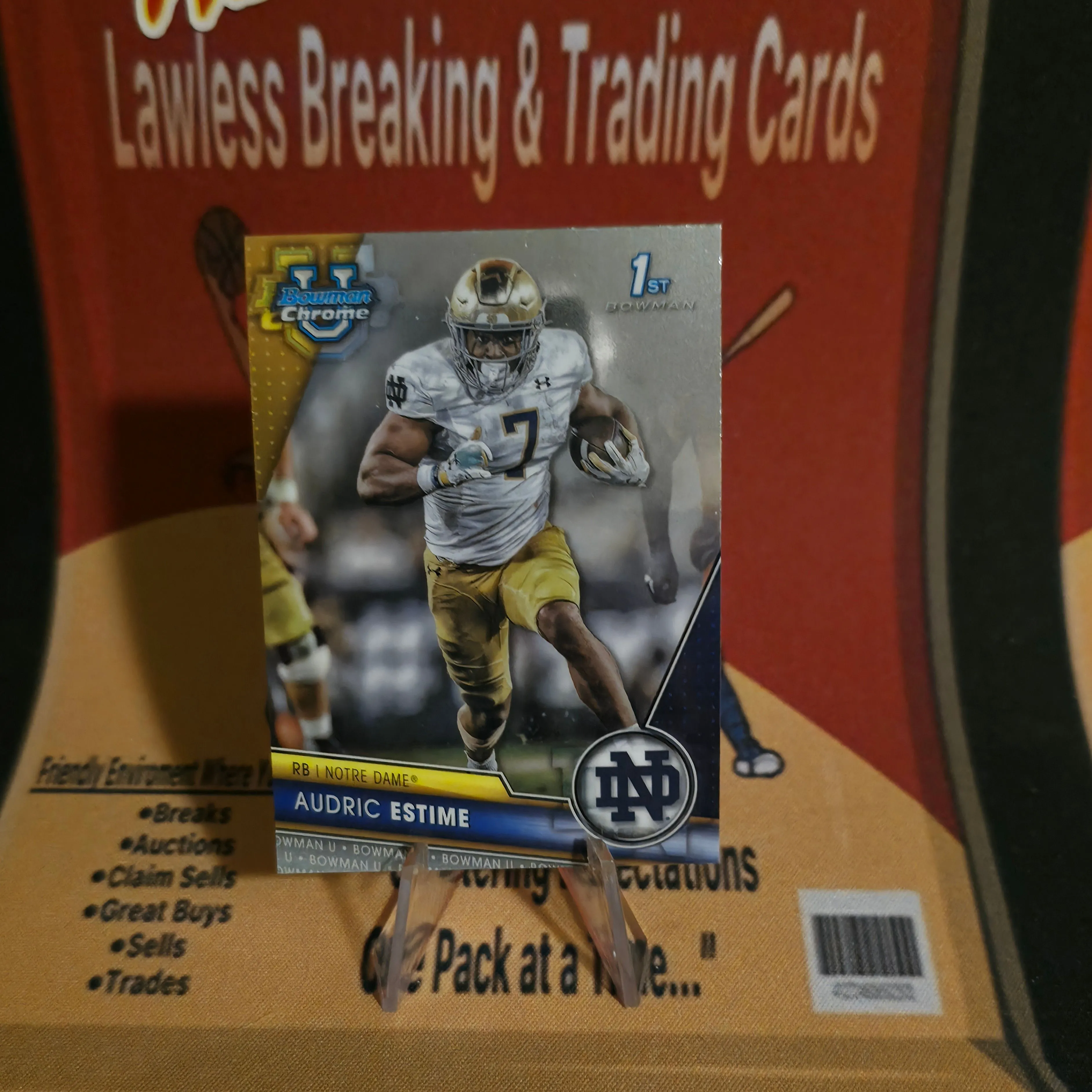 Product image for Audric Estime 1ST BOWMAN CHROME