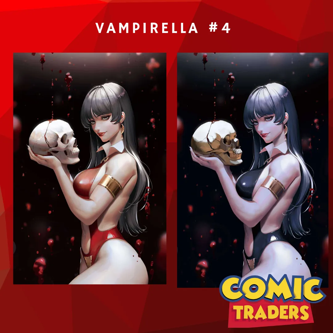 Product image for VAMPIRELLA (2025) #4 R1C0 EXCLUSIVE VIRGIN VARIANT 2 PACK