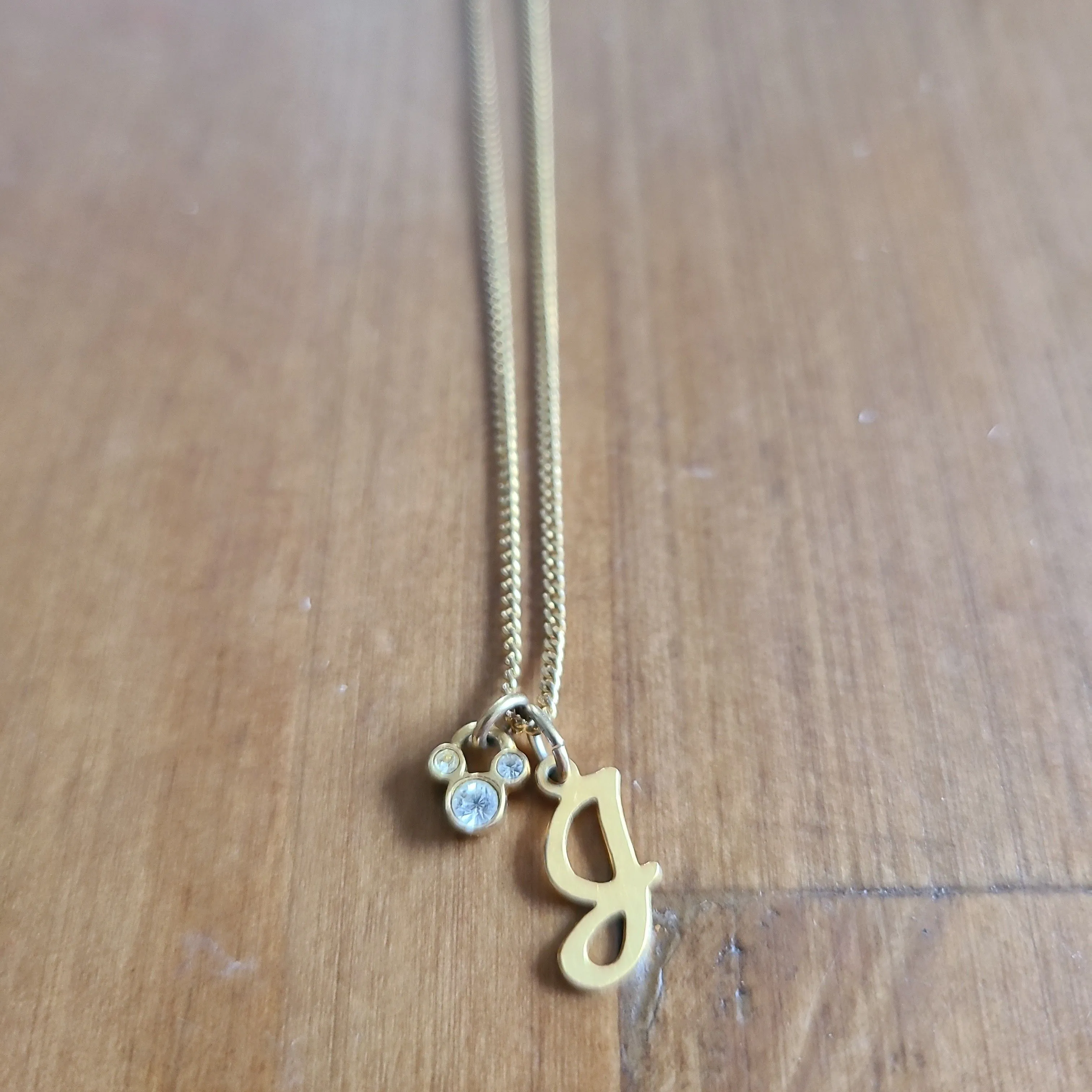 Product image for Disney Mickey Monogram Necklace "J"