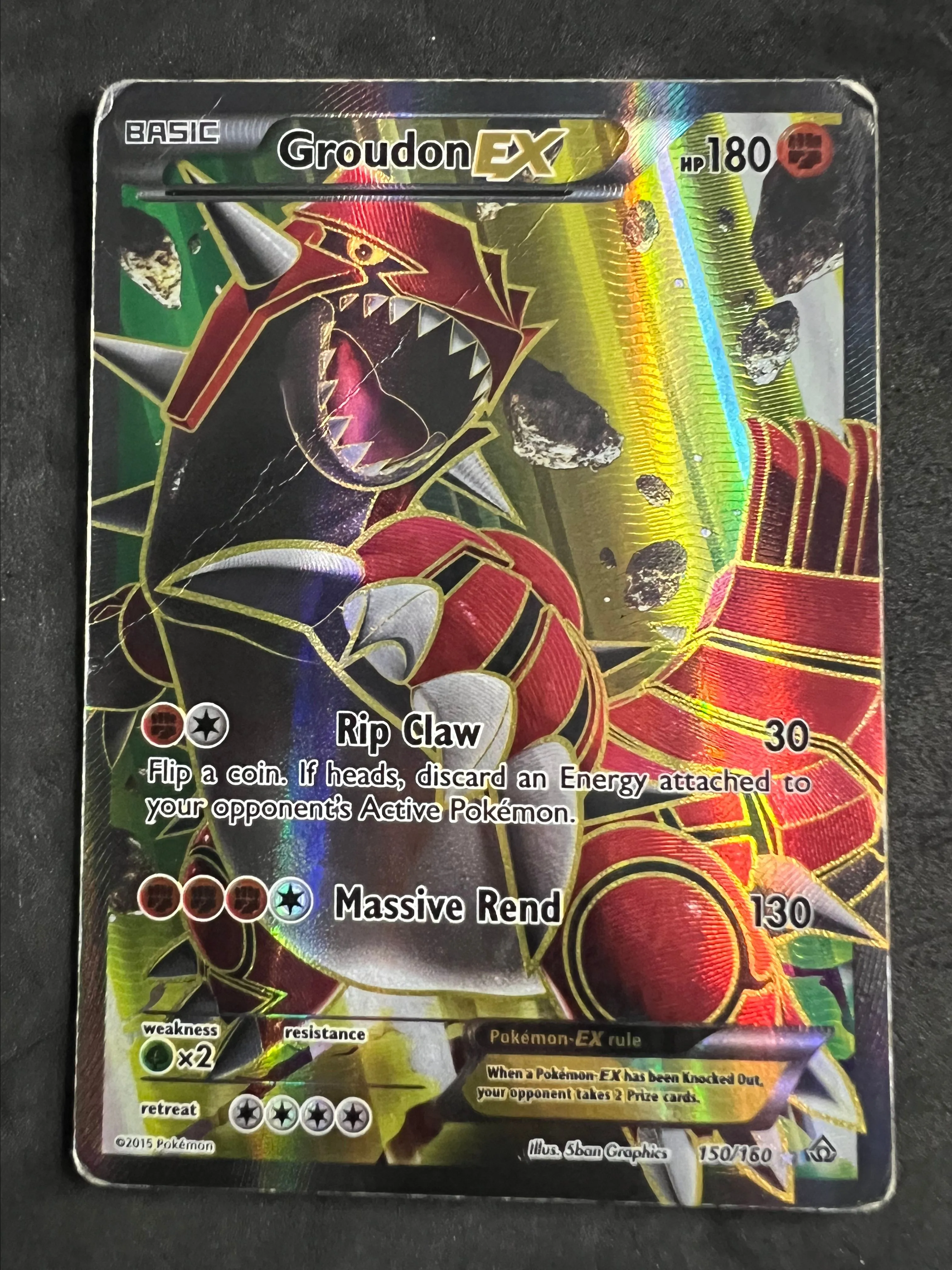 pokemon card groudon ex Primal Groudon EX -Single Card main image 0