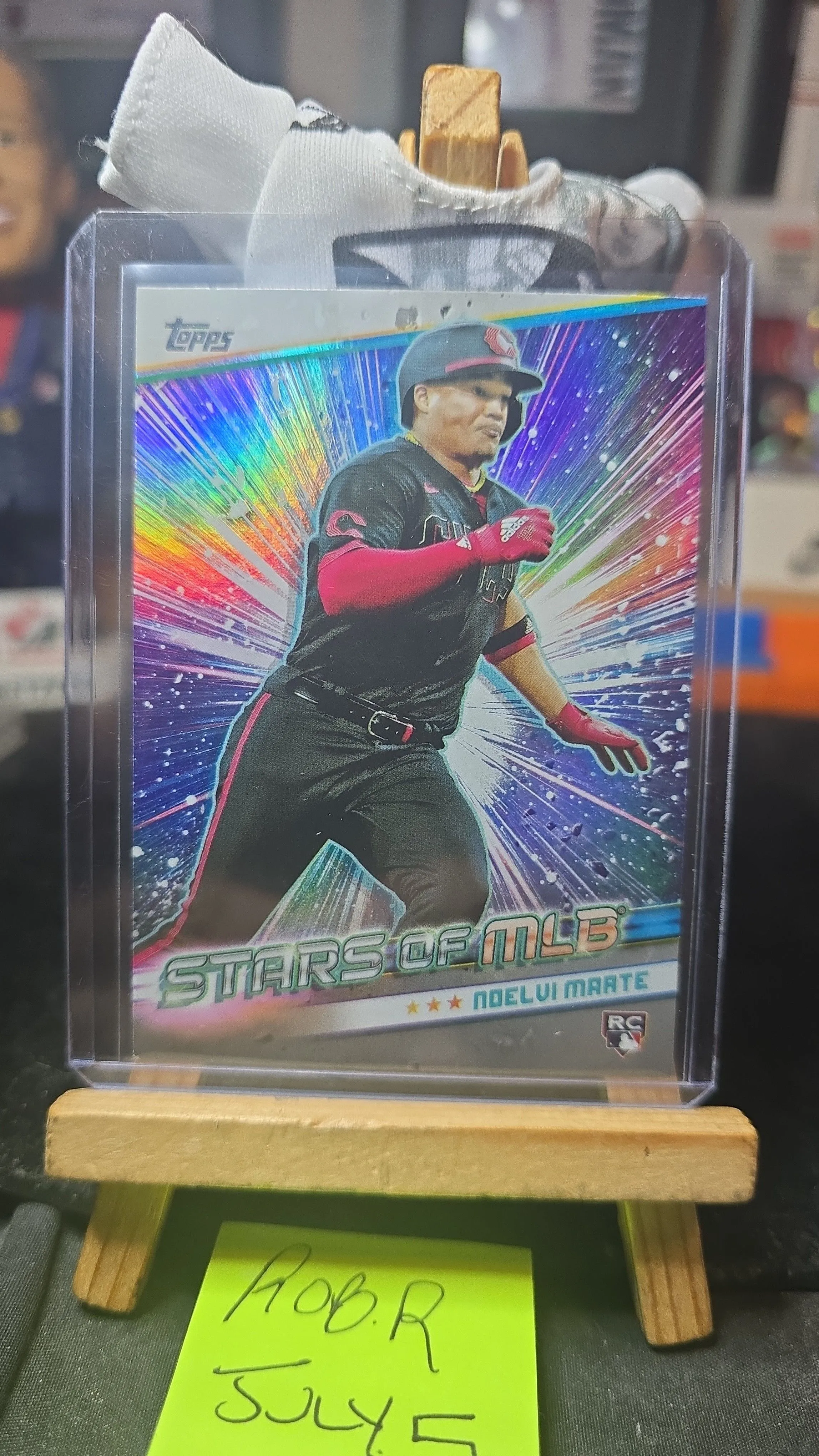 Product image for 2024 topps stars of the MLB NOELVI MARTE RC