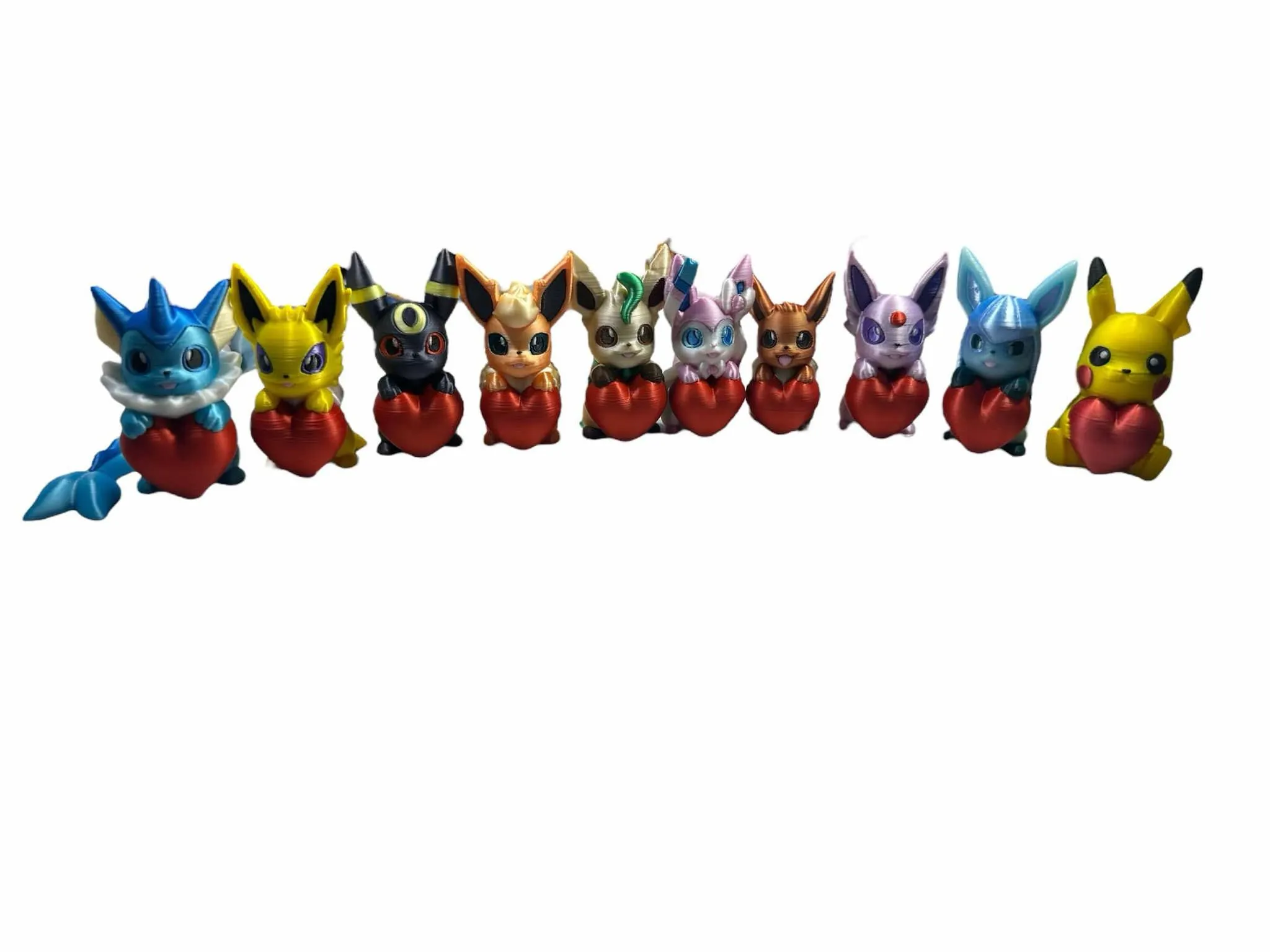 Product image for All 9 Eeveelutions with heart 