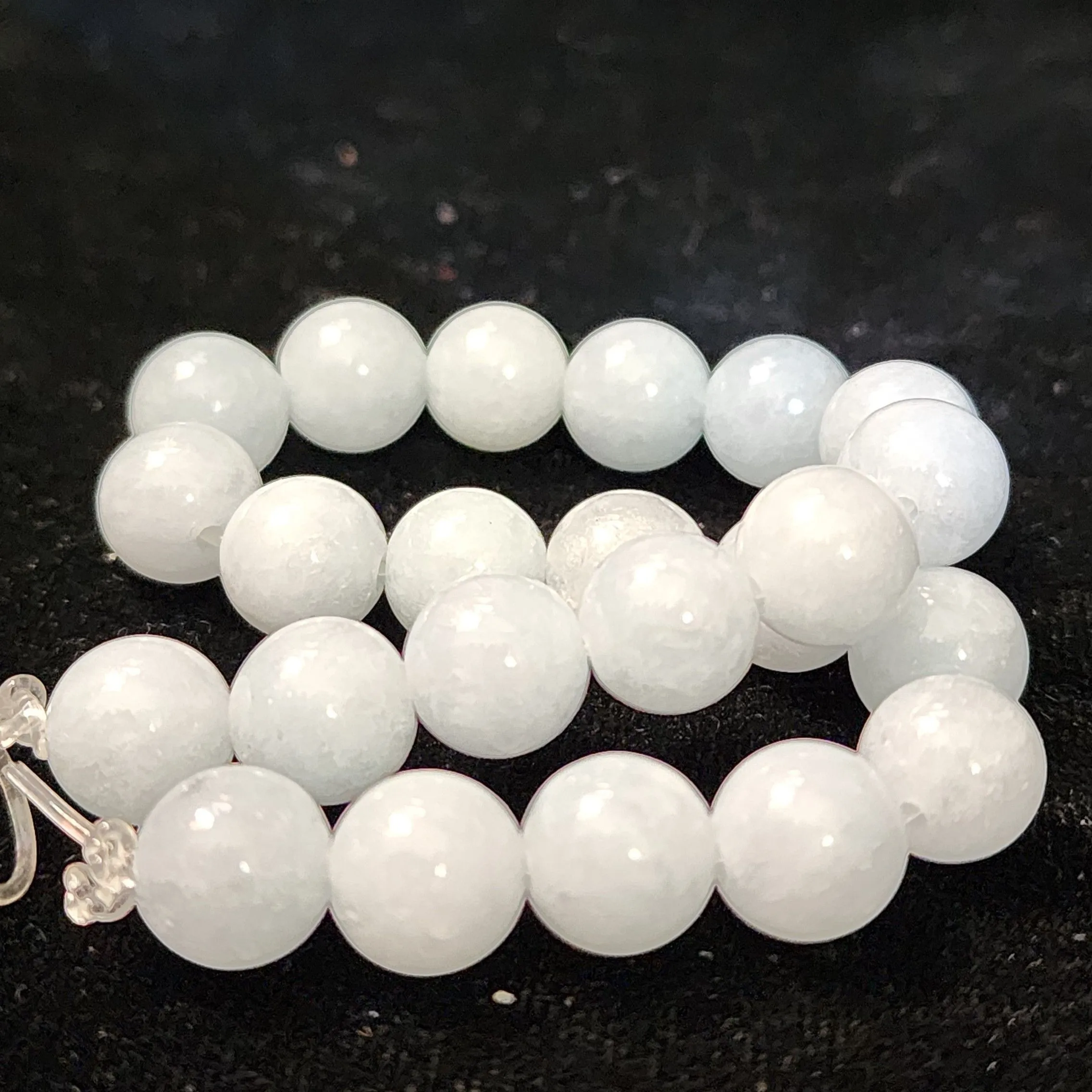Product image for #08F: Aquamarine Round Beads,  8mm 