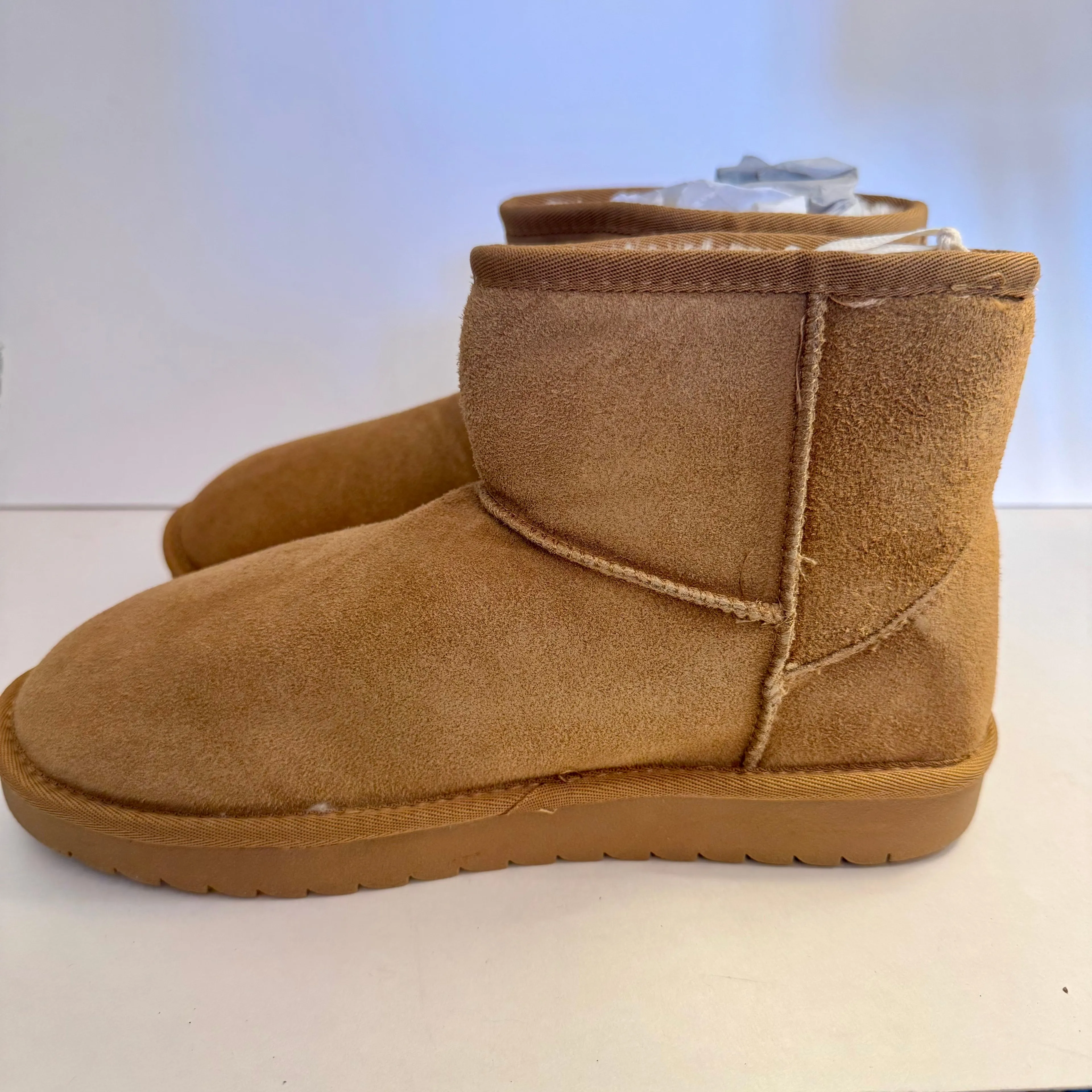 Product image for NWT. Cushionaire Hipster Cozy Ankle Boots. Size 11M. These slip-on booties feature a smooth genuine