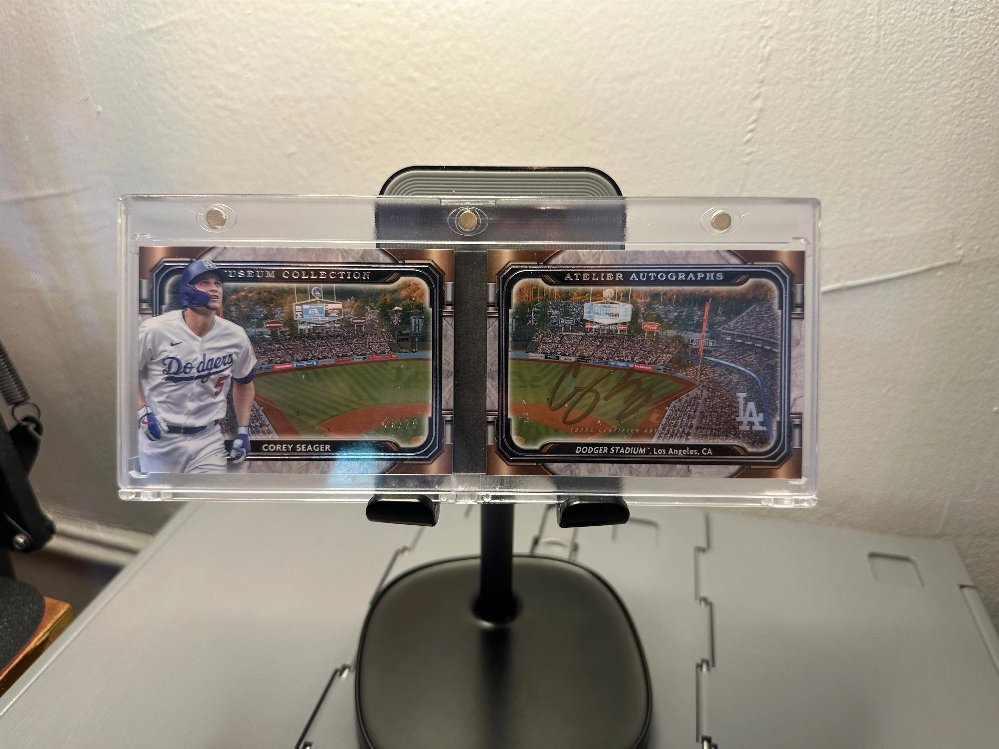 Product image for 2021 Topps Museum Collection Atelier Booklet Auto /25 Corey Seager