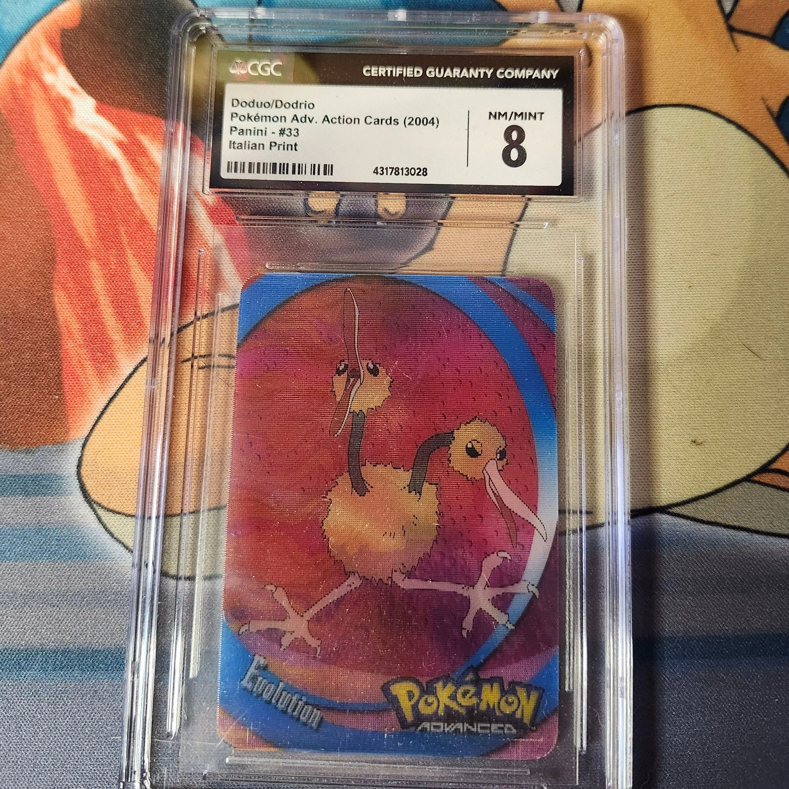 2004 Pokmon Advanced Action Cards (2004 Panini) Doduo/Dodrio Italian Print  (Panini Logo on Back) CGC 8  Whatnot: Shop, Sell, Connect