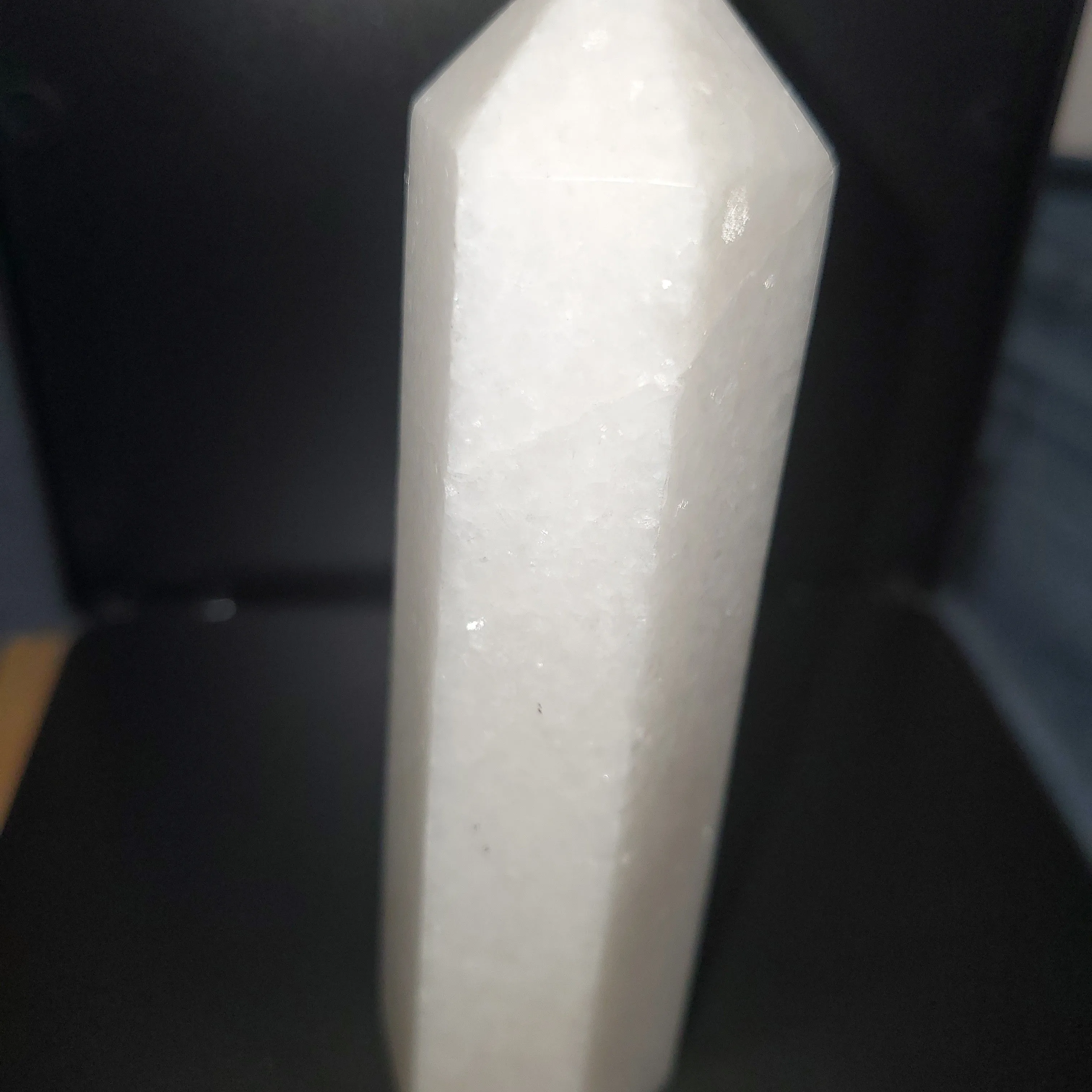 Product image for Sparkling Milky Quartz Tower