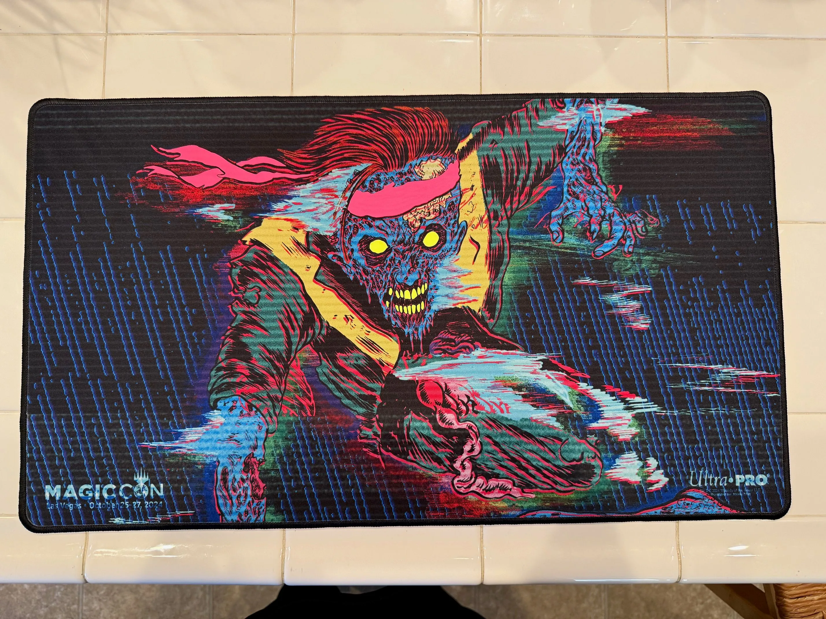 Product image for Blacklight Reflective Come Back Wrong Playmat