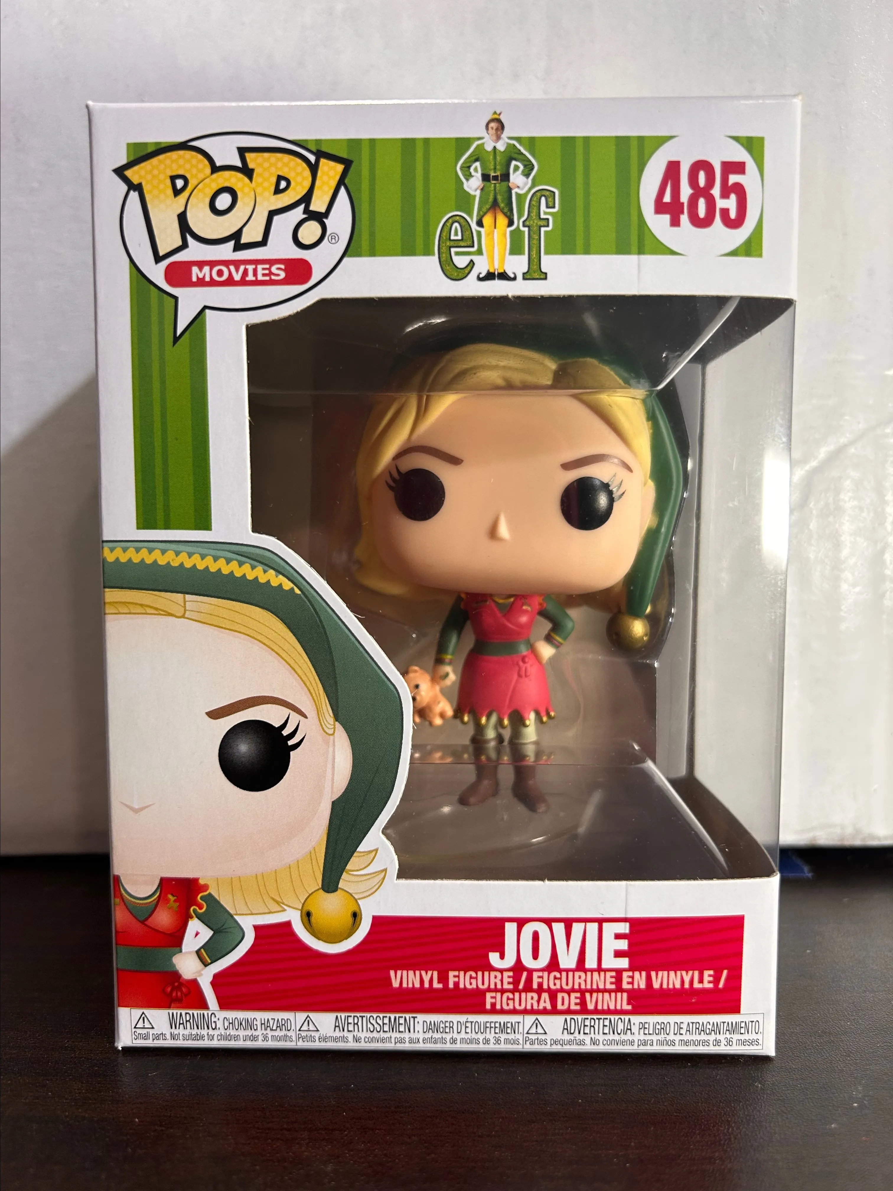 Product image for Jovie Elf Movies Vaulted Funko Pop 485 With Protector