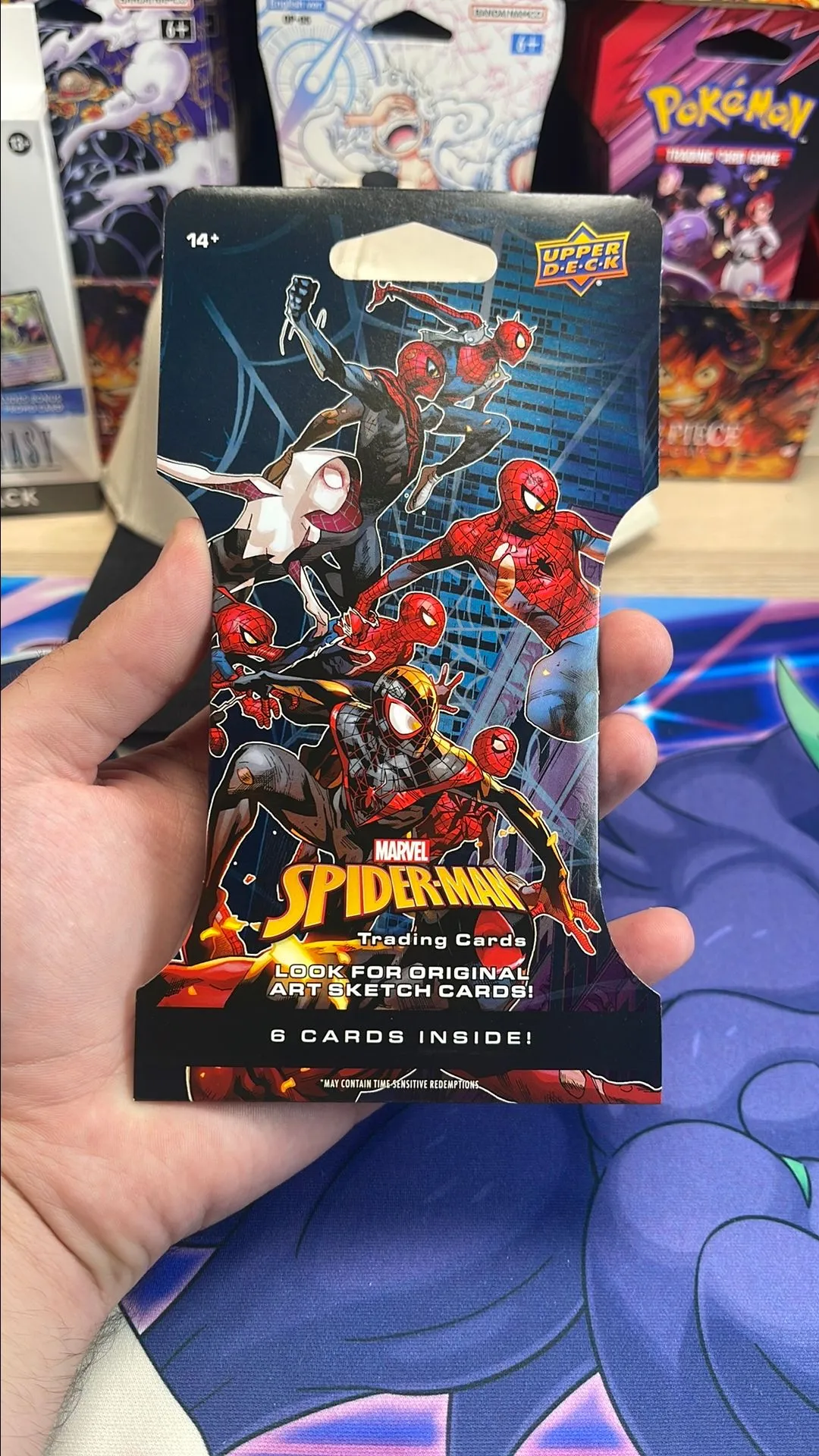 Product image for 2024 Marvel Upper Deck Spider-Man Sleeved Pack