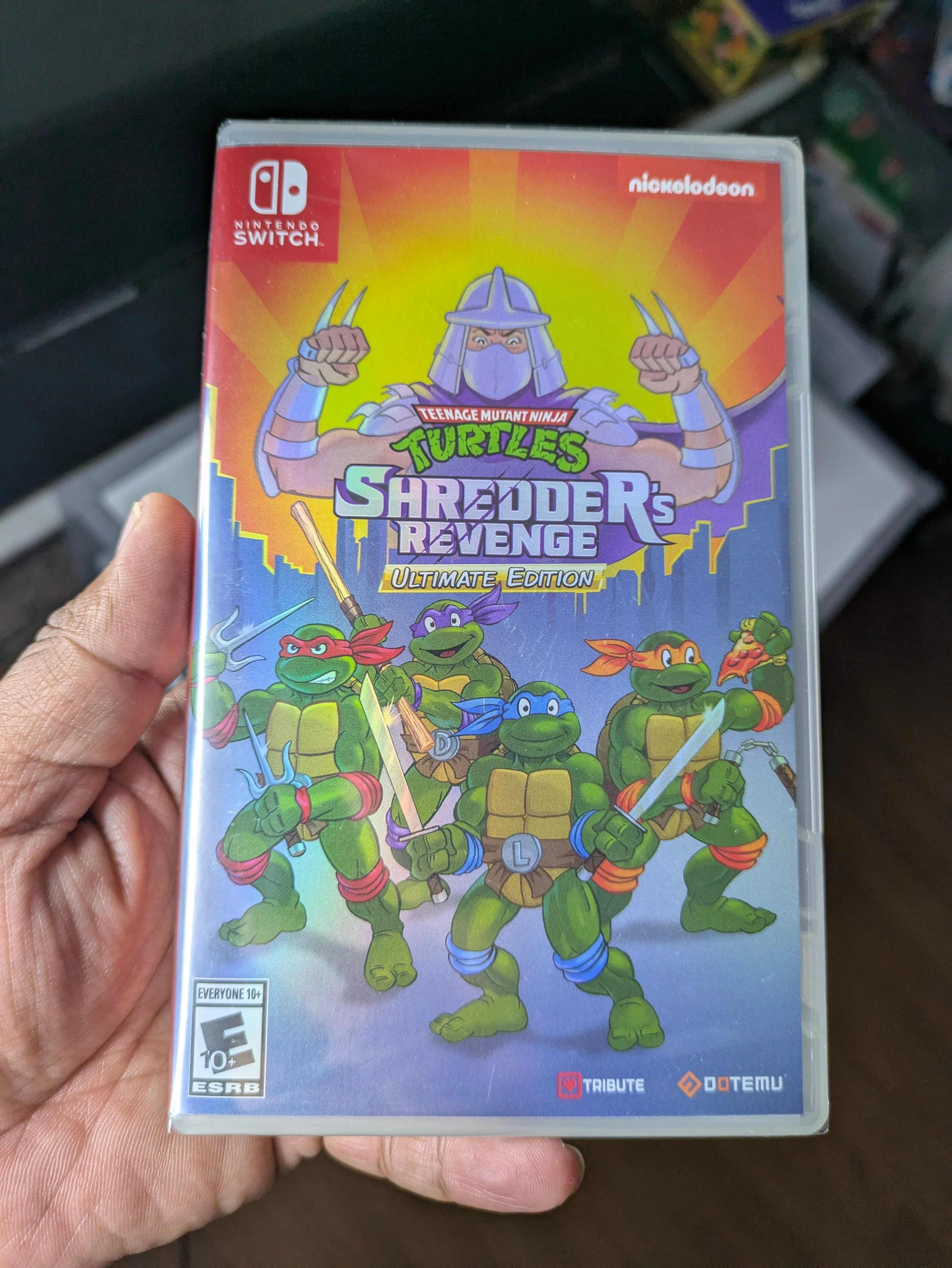 Product image for TMNT: Shredder's Revenge Ultimate Edition Nintendo Switch Convention FOIL LRG