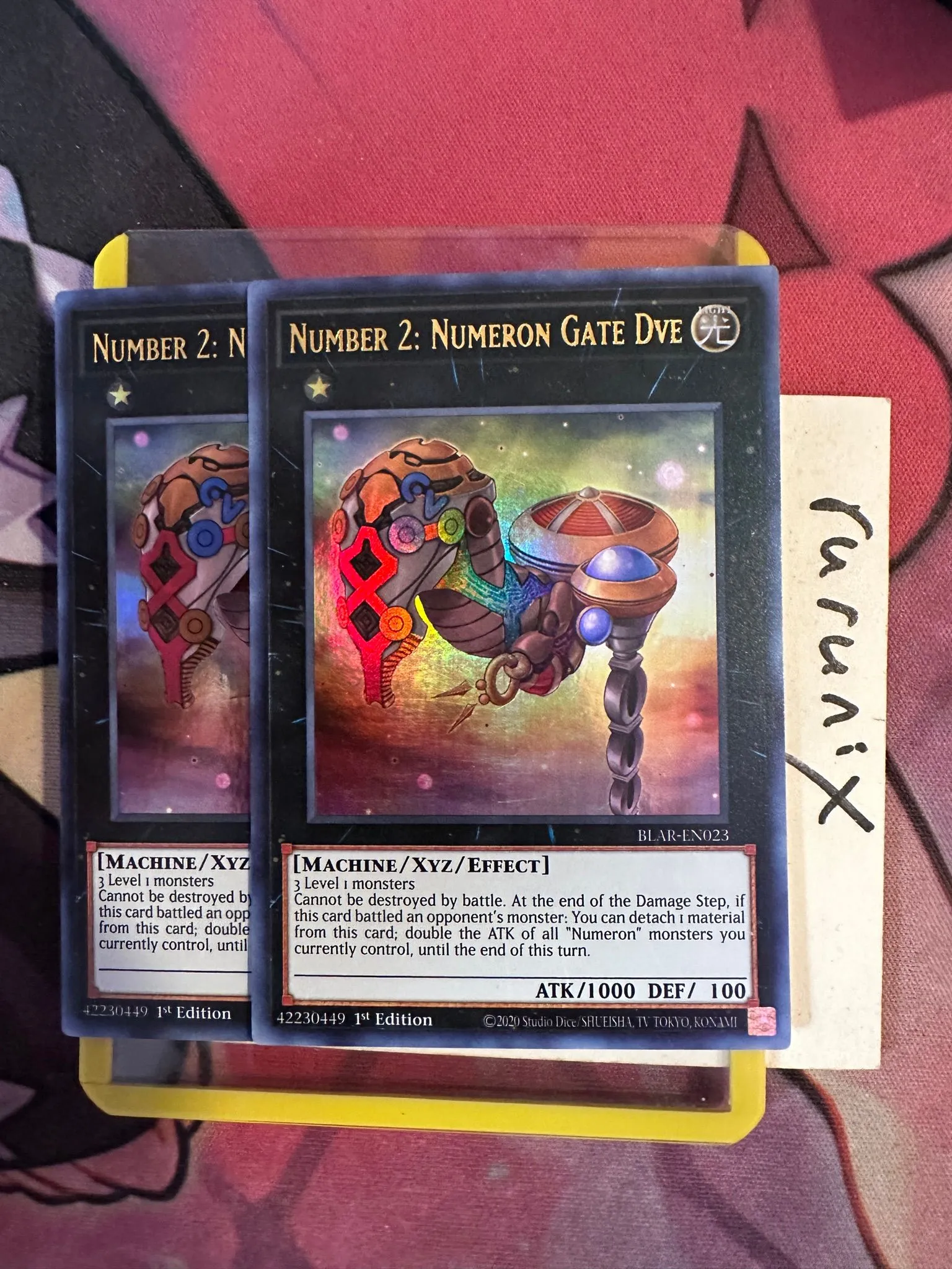2x Yugioh Number 2 Numeron Gate Dve BLAR-EN023 Ultra Rare Battles of  Legend: Armageddon (BLAR)  Whatnot: Shop, Sell, Connect