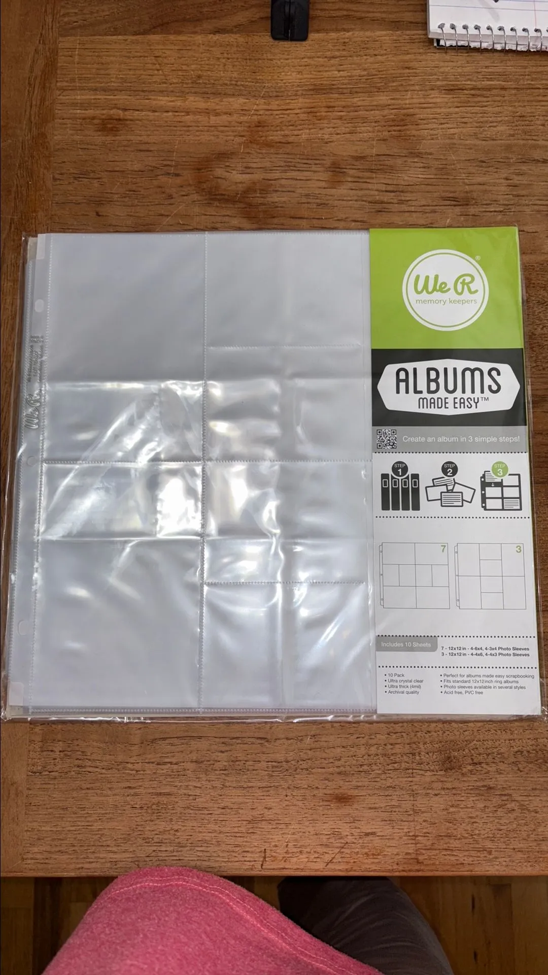 Product image for 0Bae We R Memory Keepers We Keepers~albums Made Easy Photo Sleeves 10 pack 2 configurations