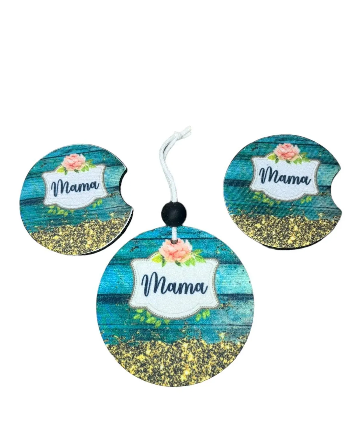 Product image for Car Freshener & Coaster Set