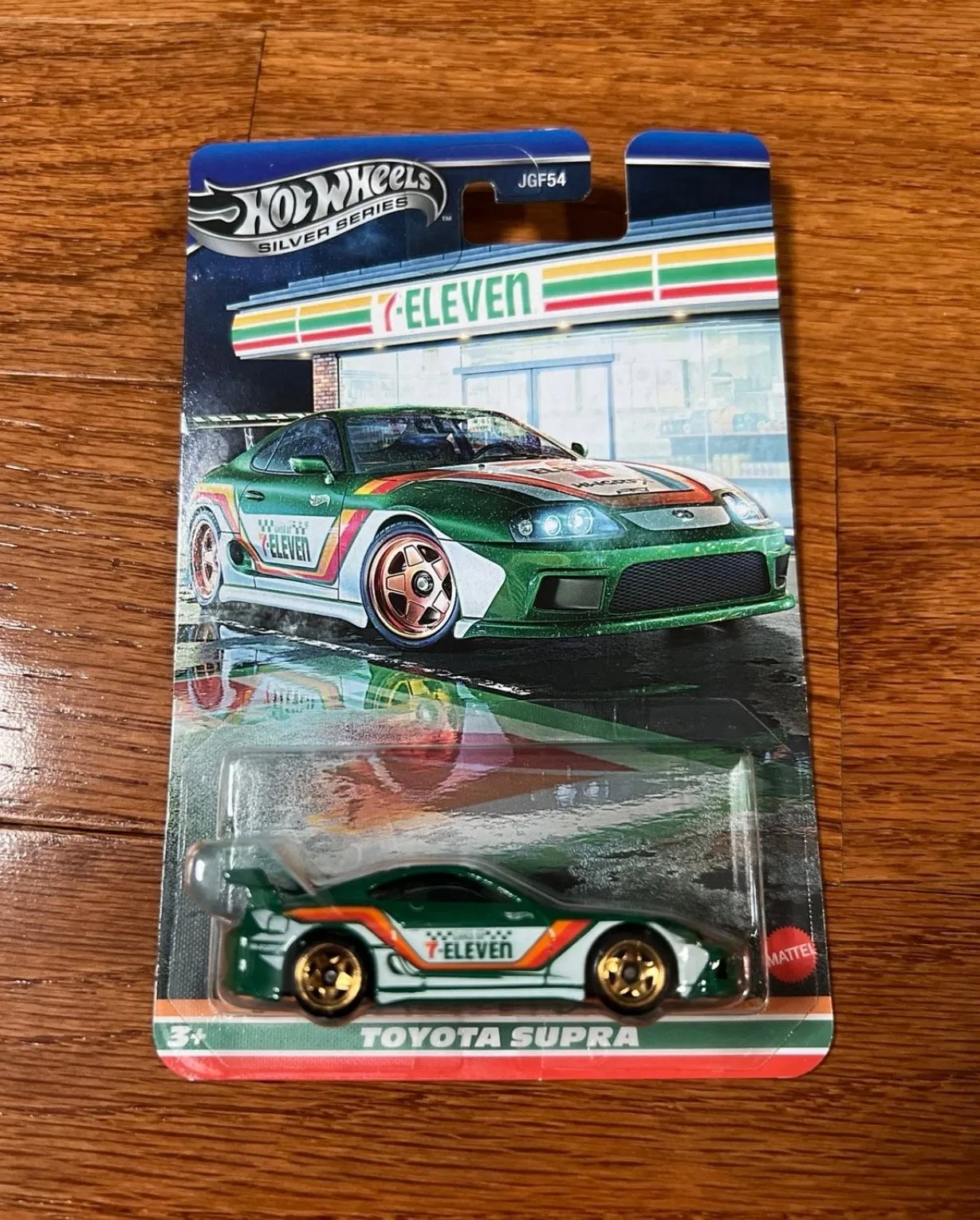 Product image for Hot Wheels Silver Series 7-Eleven Supra