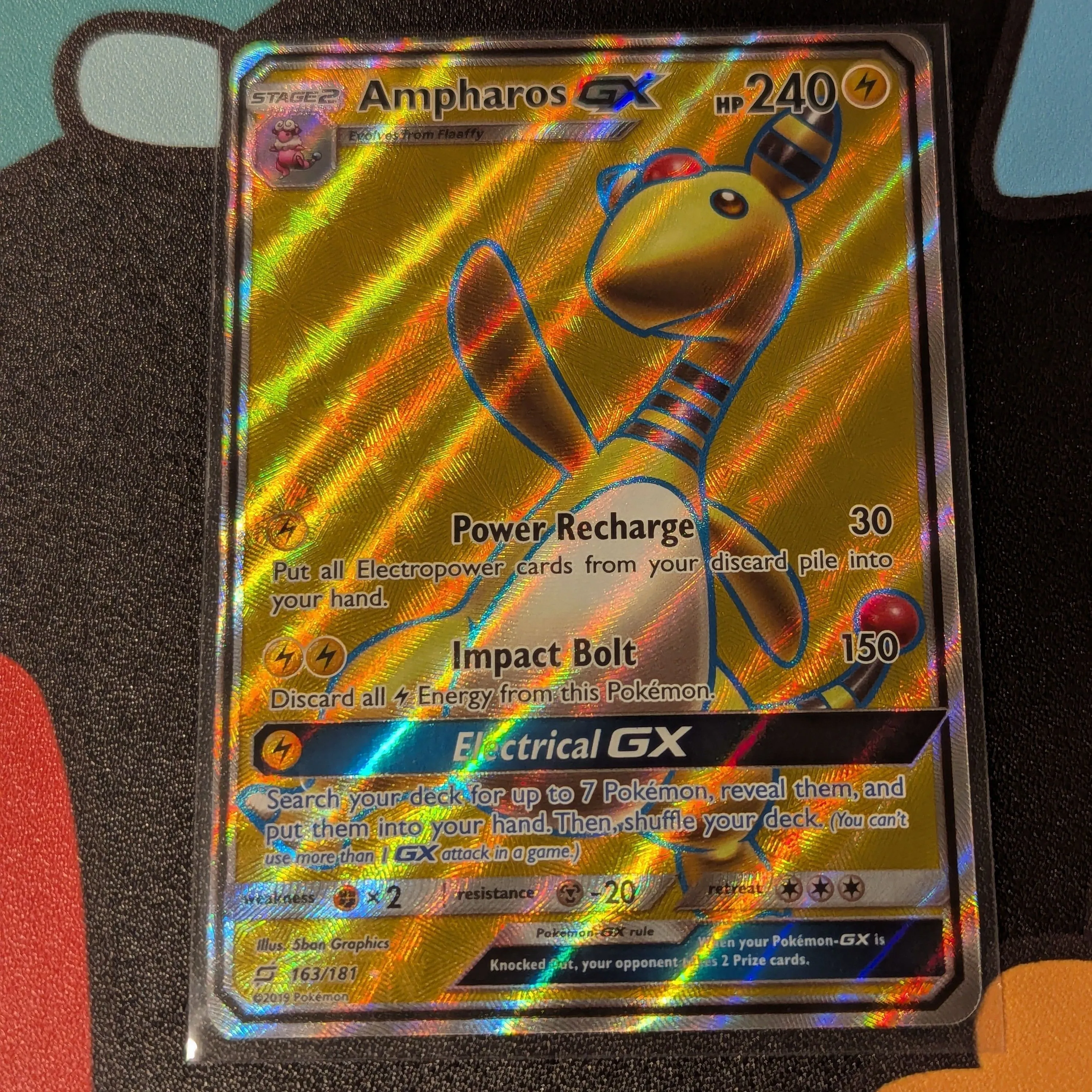 ampharos gx pokemon card Ampharos GX - 185/181 - Team Up main image 0