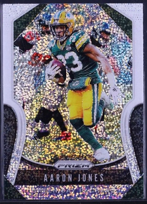 Product image for 2019 Panini Prizm White Sparkle Aaron Jones #120