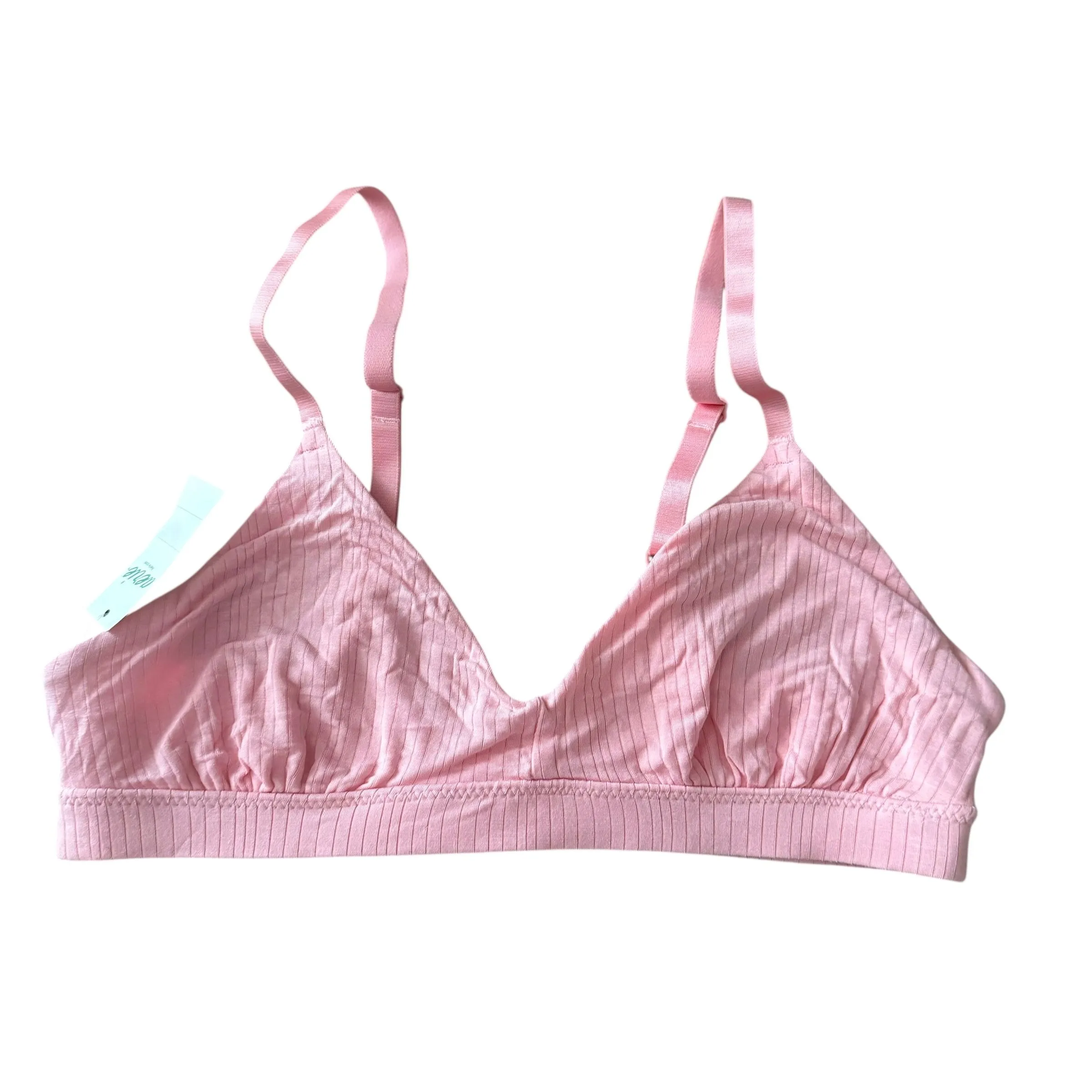 Product image for BIN: NWT Aerie Ribbed Unlined Bralette Pink XS