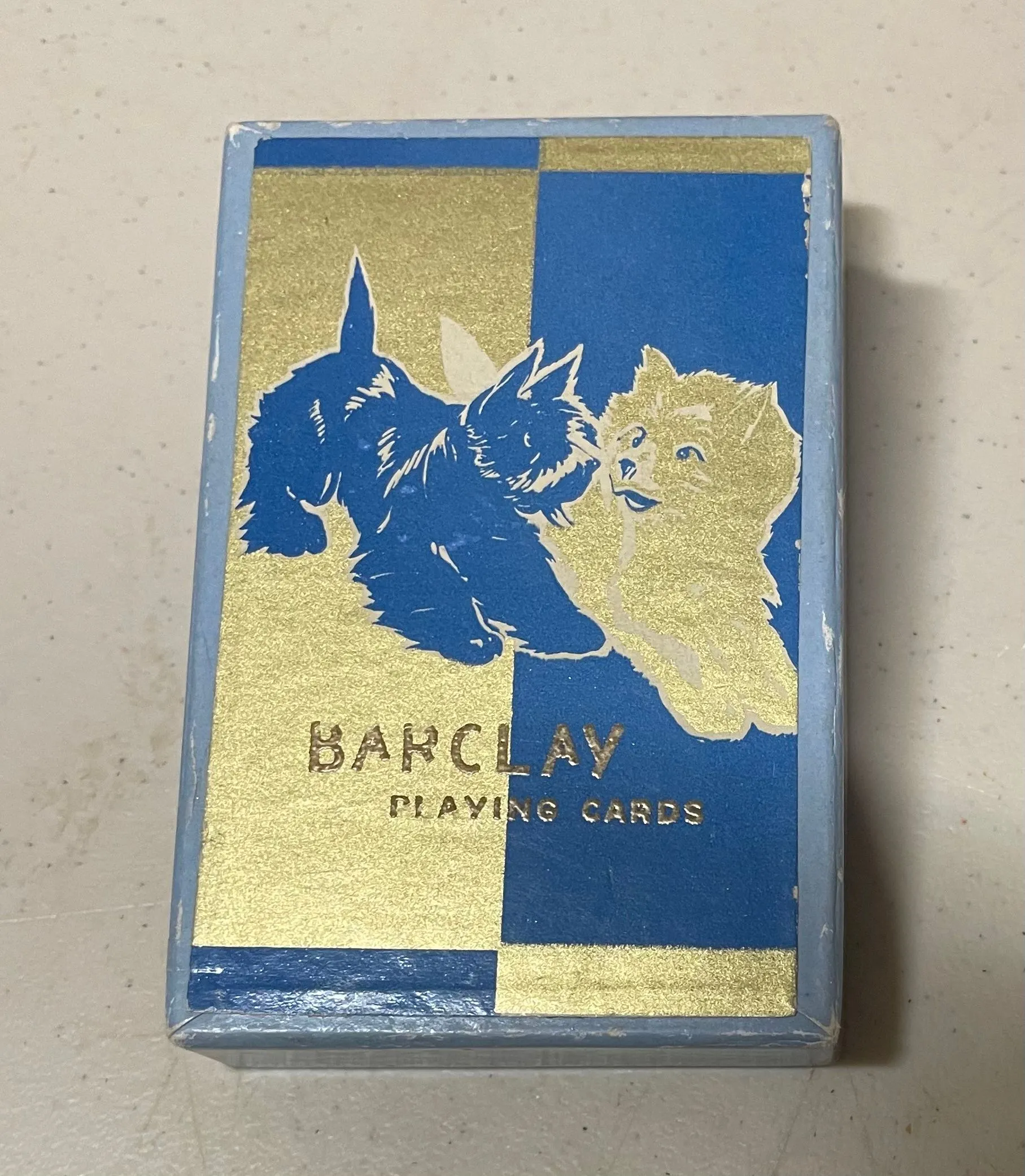 Product image for 034 vintage dogs playing cards