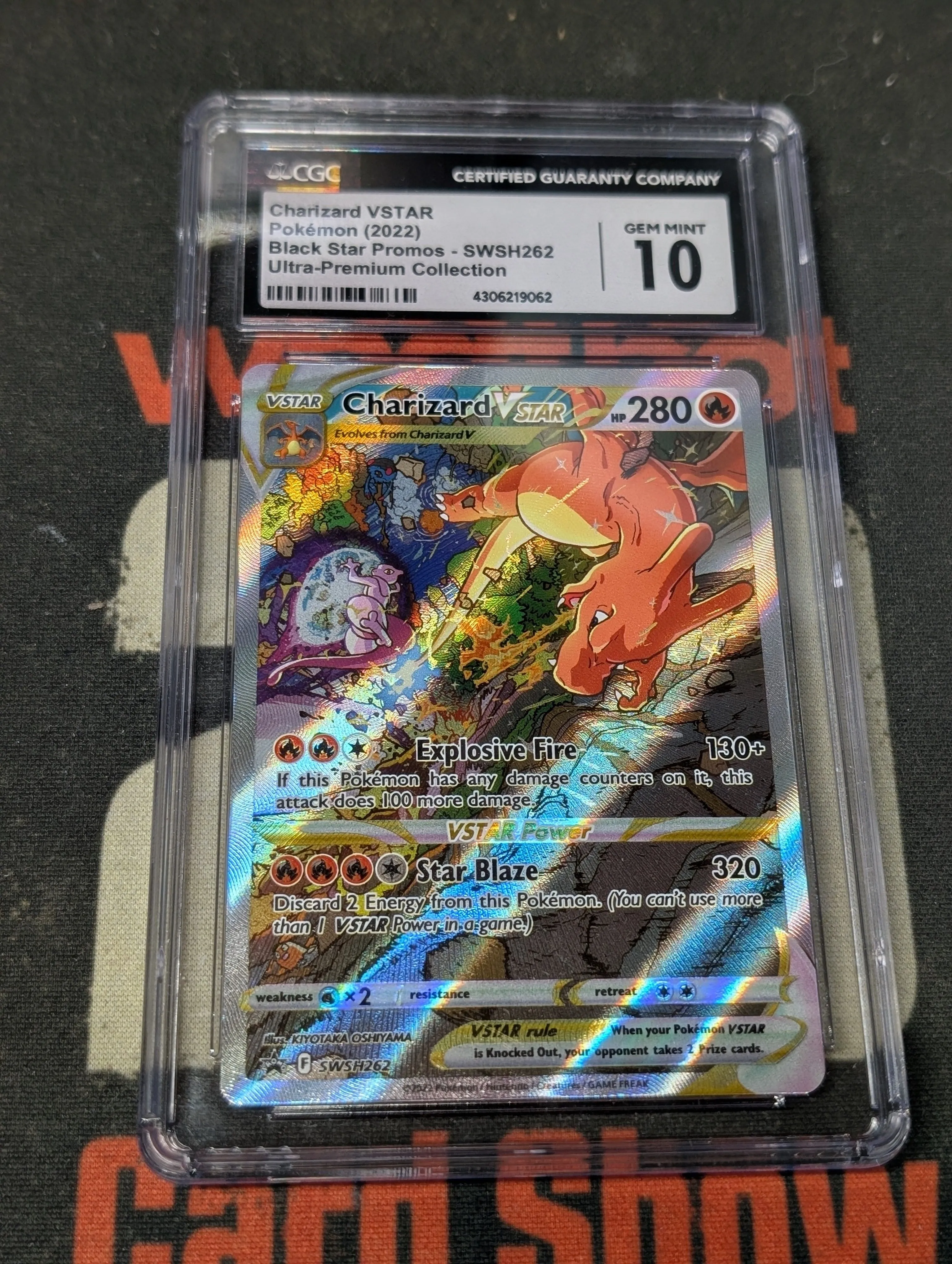 Product image for PKM - Slab - CGC 10 Charizard Vstar